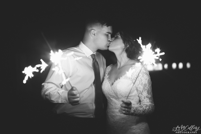 Sparkler Exit Black & White