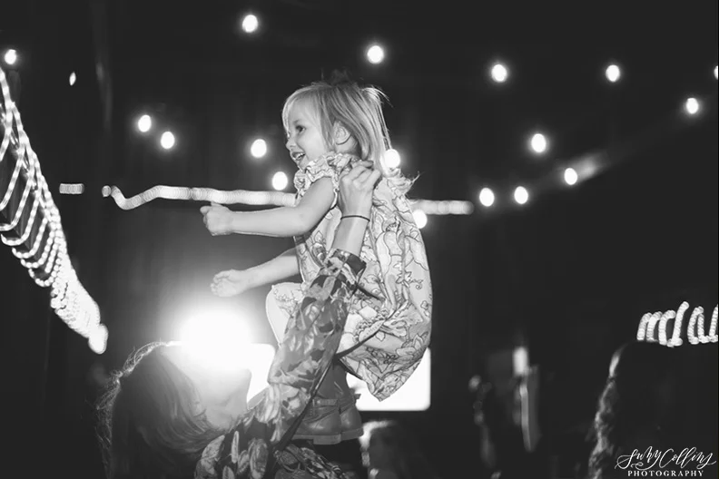 Barn Cafe Lights Wedding Reception