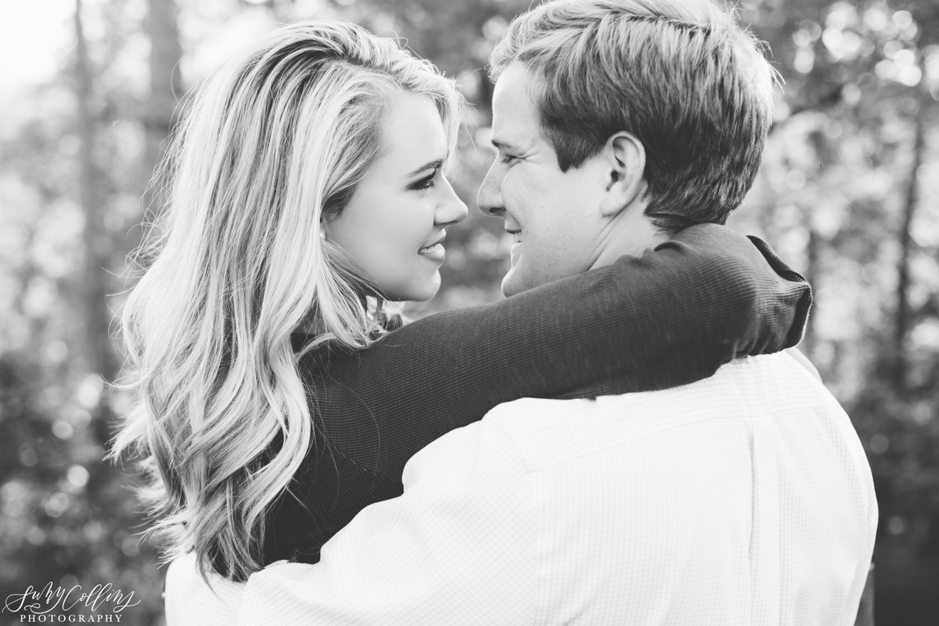 Candid Fall Woods Engagement