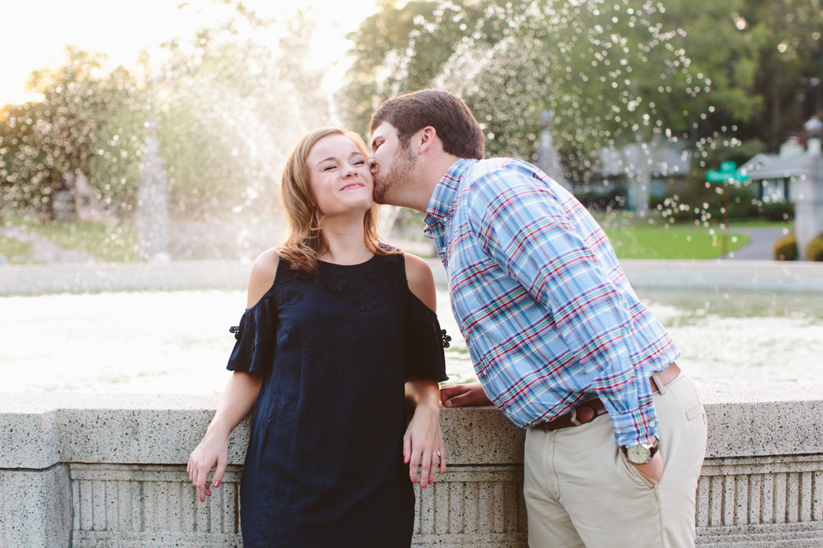 poses, couples, outdoor, Knoxville, Tennessee, engagement, sunset, evening, love, vibrant, colorful, bright, creative, romantic, natural, light and airy, natural light, passion, inspiration, intimate, outfits, woods, field, sunrise, windy, Sequoyah hills, sunrise, fountain