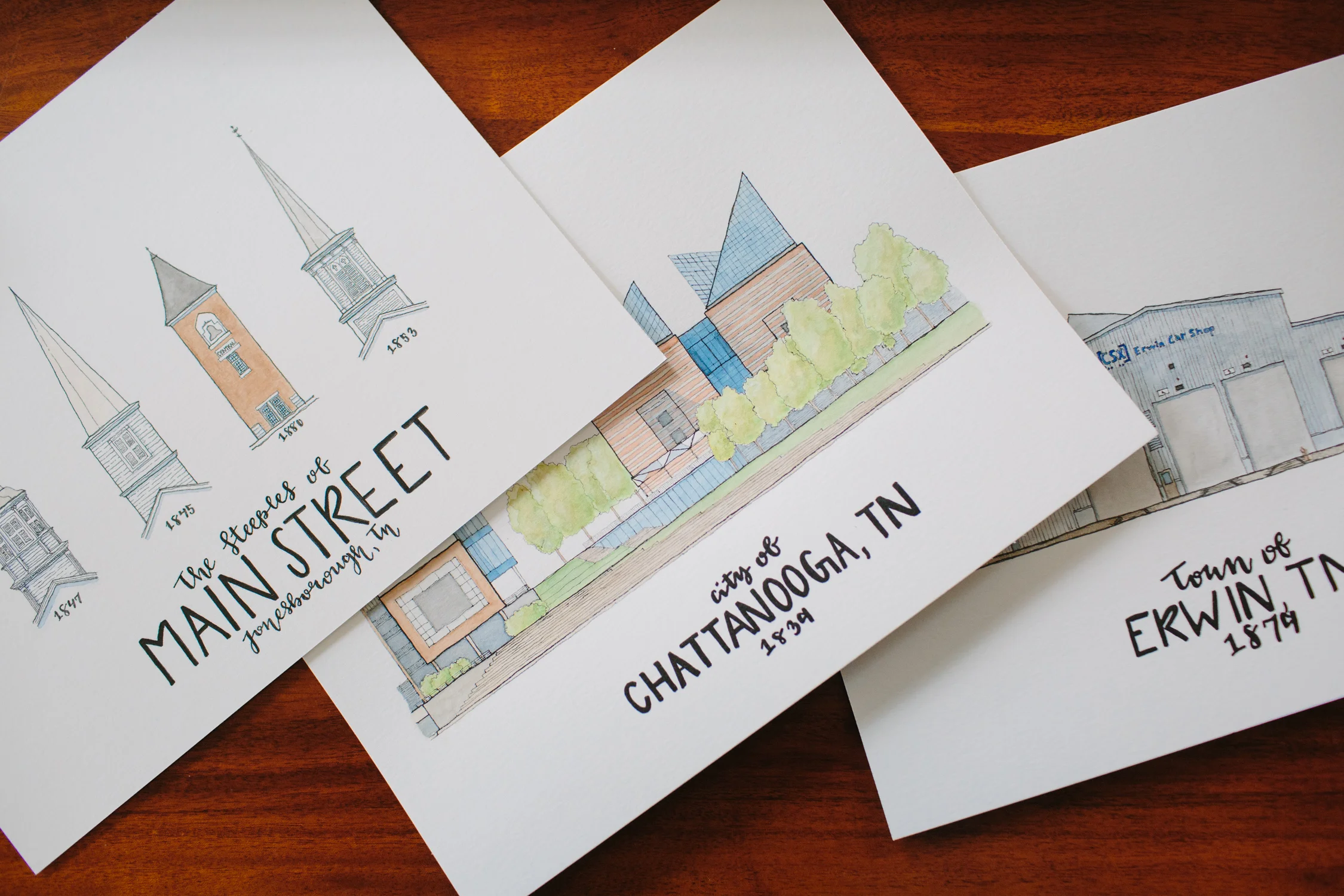 Knoxville Branding Photographer Water Color Prints