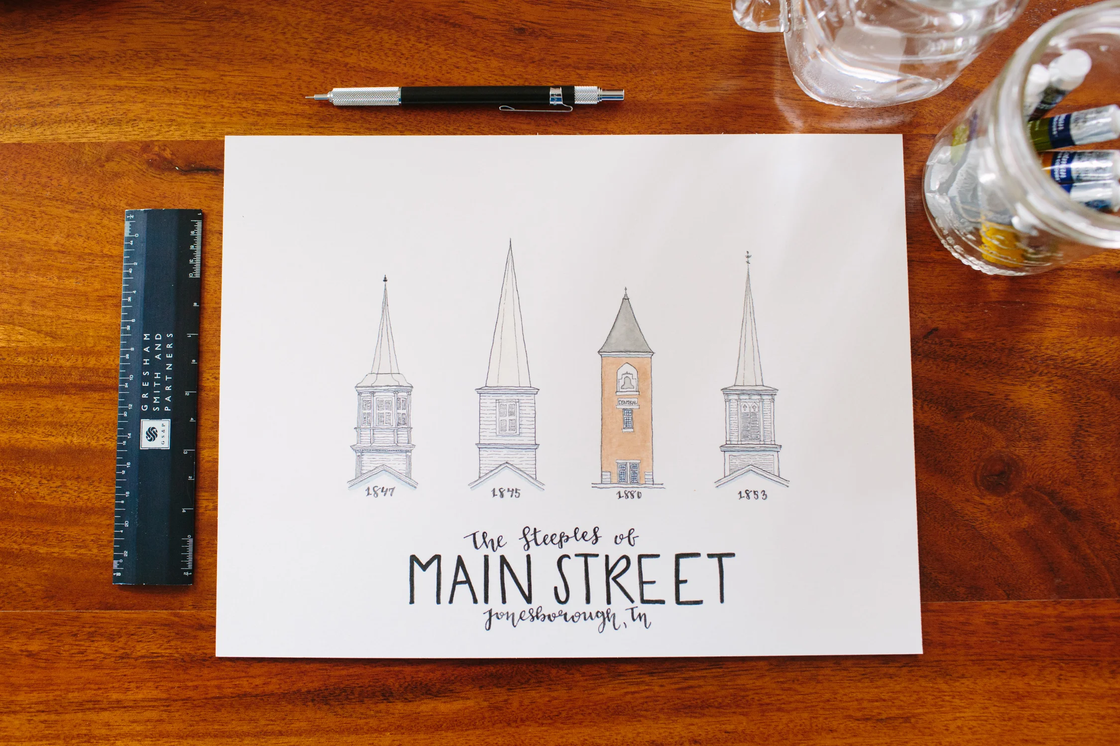 Knoxville Branding Photographer Water Color Prints