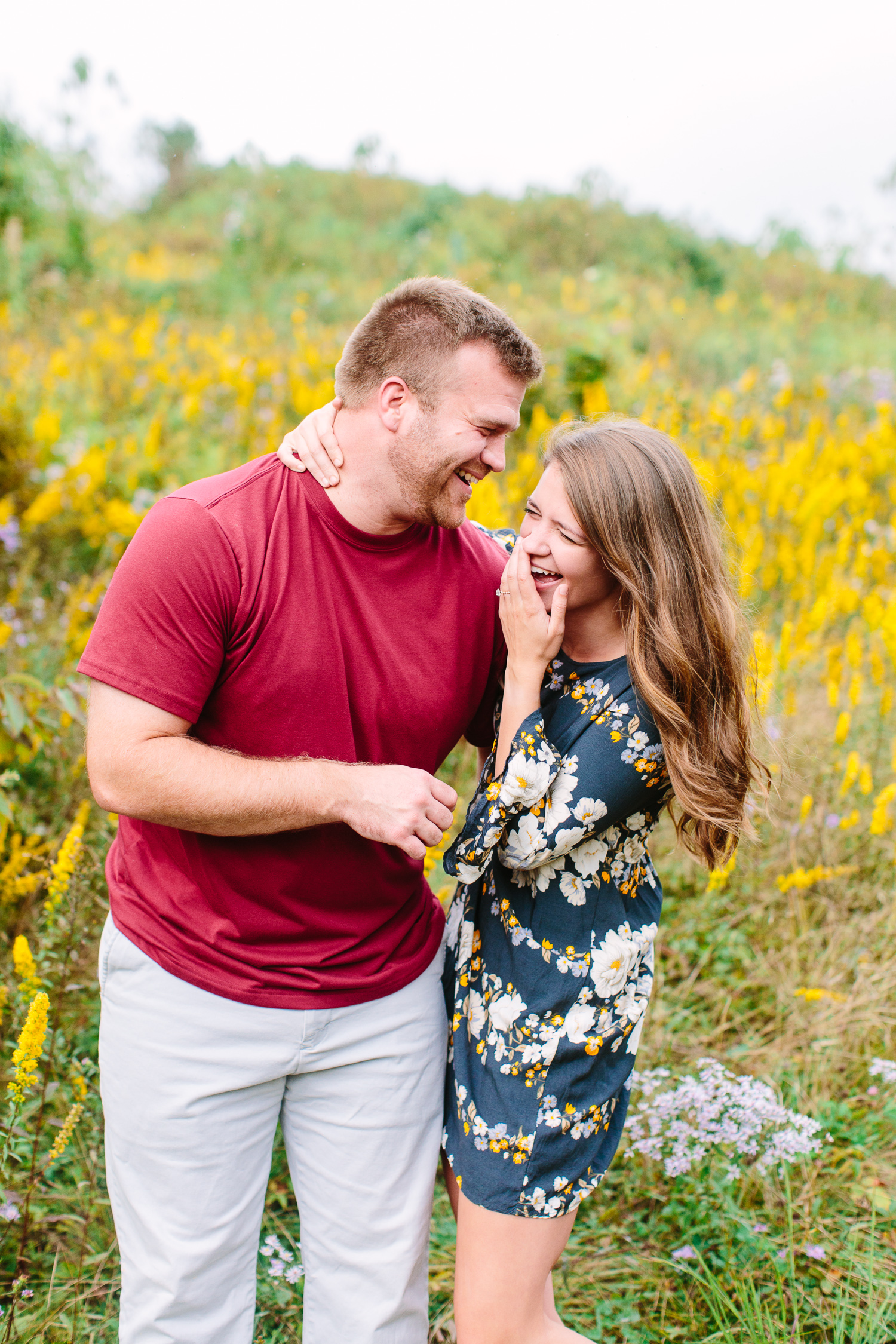 Max Patch Engagement Photos // Mountain Top Sunset // Knoxville Portrait Photographer // Suzy Collins Photography
