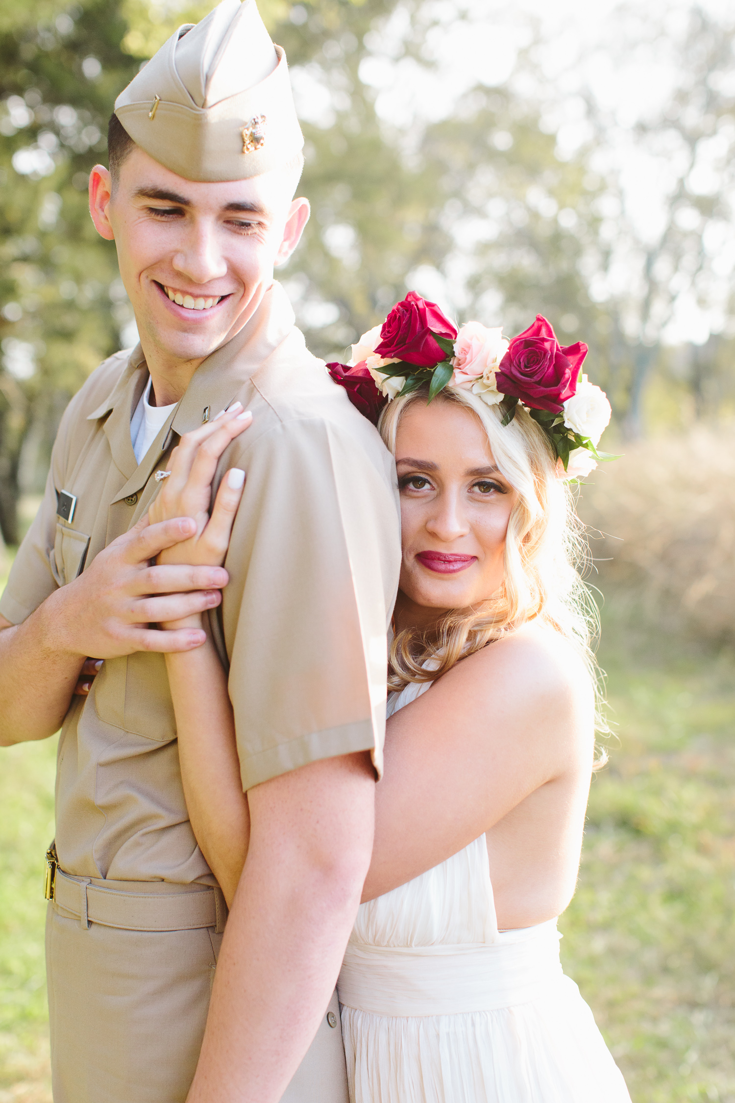 Military Photoshoot in Uniform // Navy Wife // Military Couple Engagement Photos // Suzy Collins Photography // Knoxville Photographer