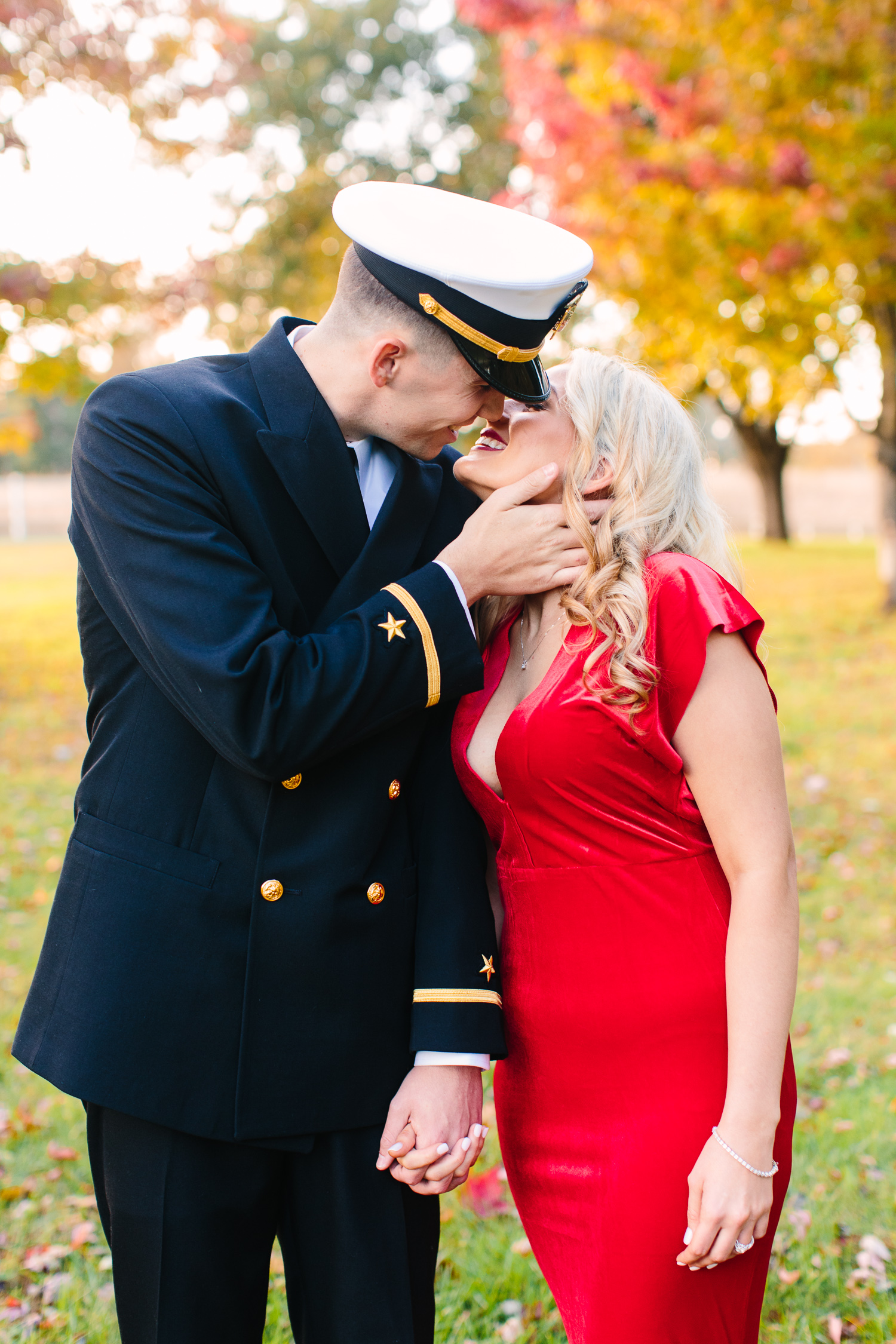 Military Photoshoot in Uniform // Navy Wife // Military Couple Engagement Photos // Suzy Collins Photography // Knoxville Photographer