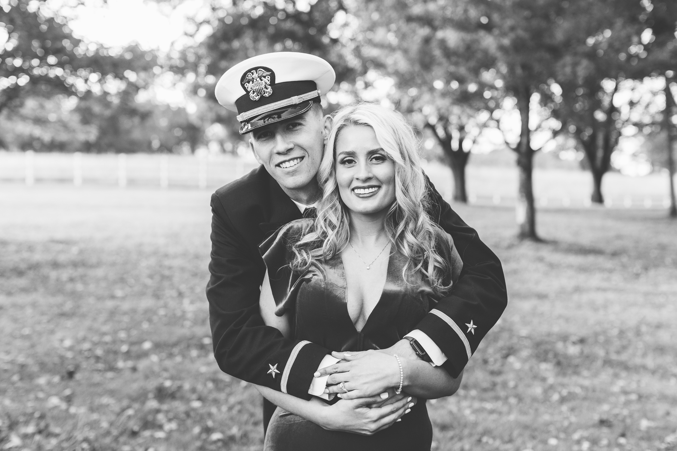 Military Photoshoot in Uniform // Navy Wife // Military Couple Engagement Photos // Suzy Collins Photography // Knoxville Photographer