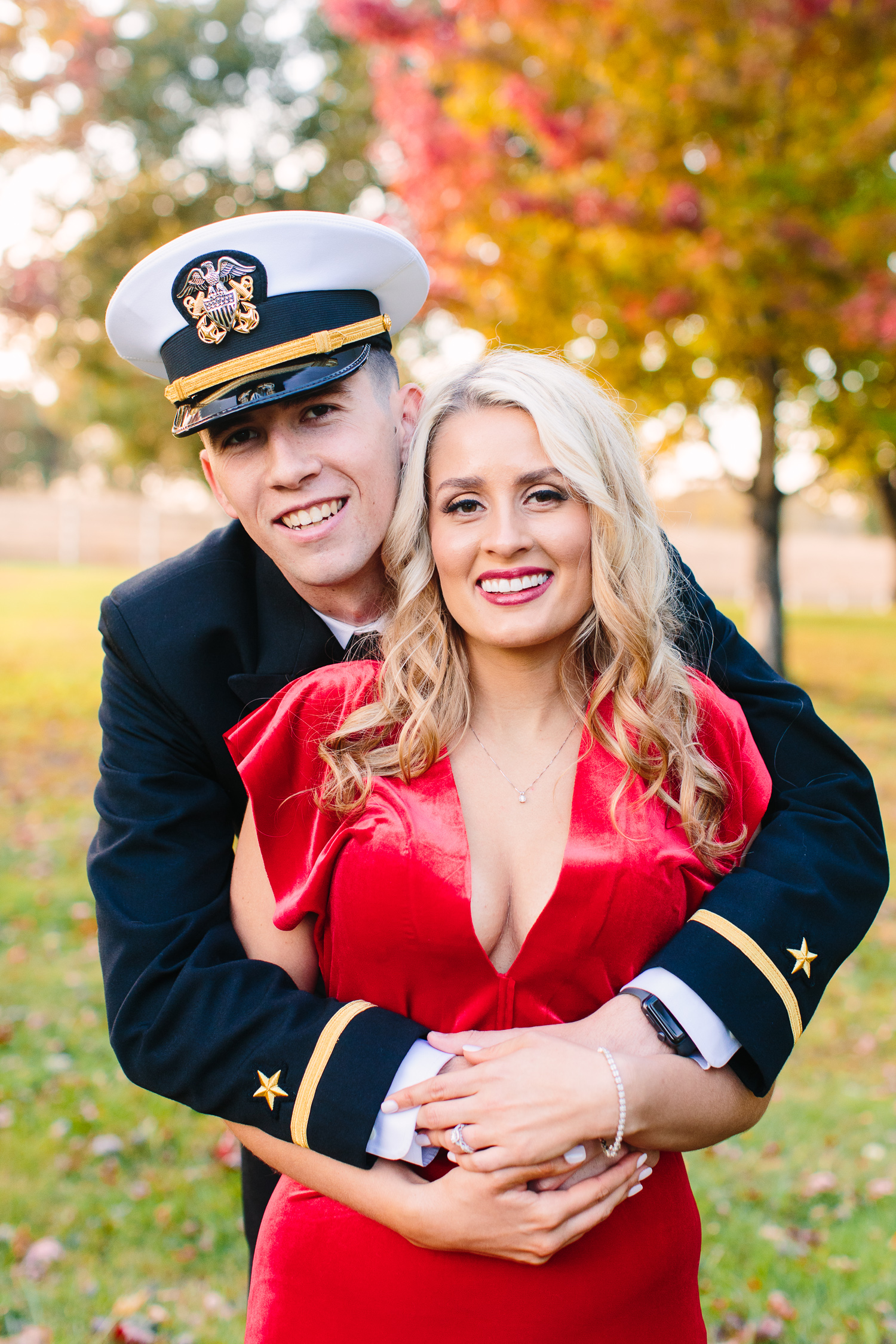 Military Photoshoot in Uniform // Navy Wife // Military Couple Engagement Photos // Suzy Collins Photography // Knoxville Photographer