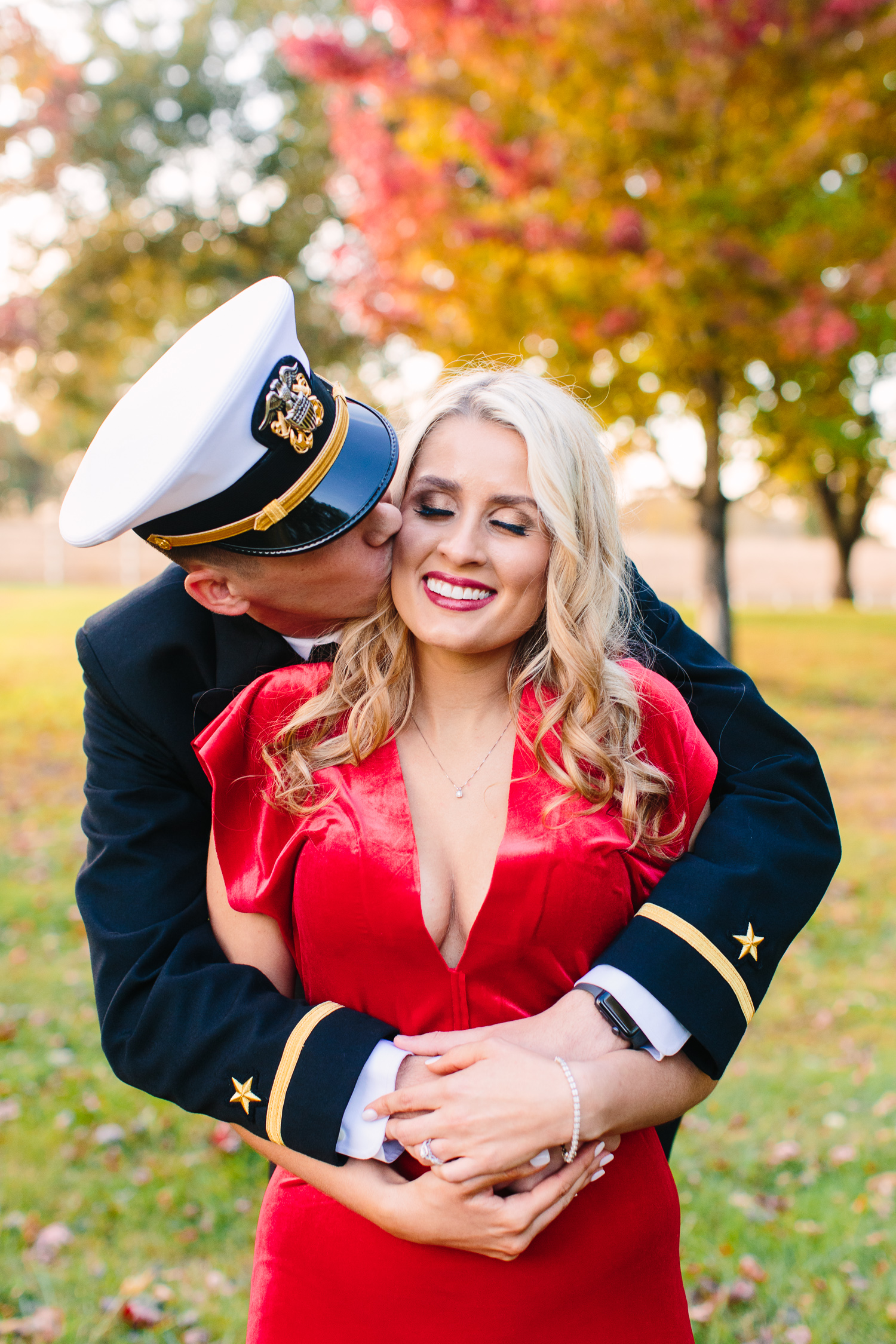 Military Photoshoot in Uniform // Navy Wife // Military Couple Engagement Photos // Suzy Collins Photography // Knoxville Photographer