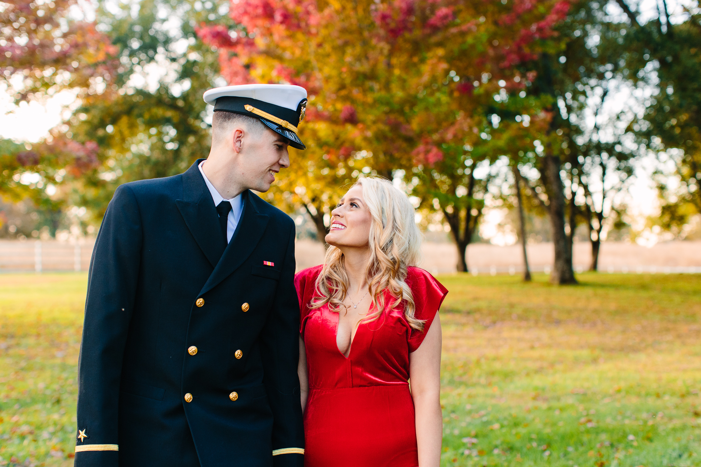 Military Photoshoot in Uniform // Navy Wife // Military Couple Engagement Photos // Suzy Collins Photography // Knoxville Photographer