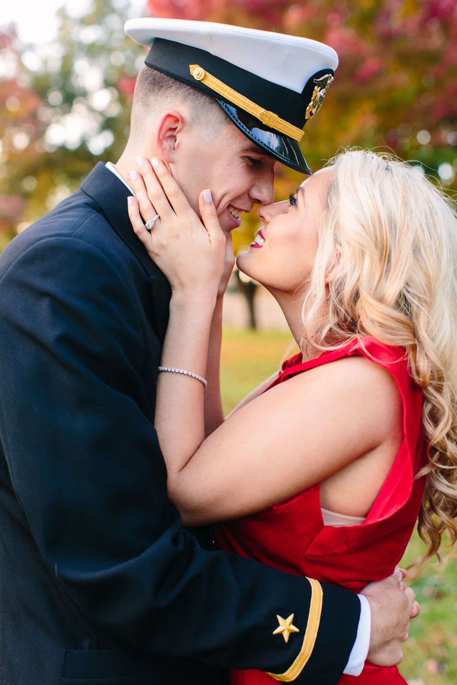 Military Photoshoot in Uniform // Navy Wife // Military Couple Engagement Photos // Suzy Collins Photography // Knoxville Photographer