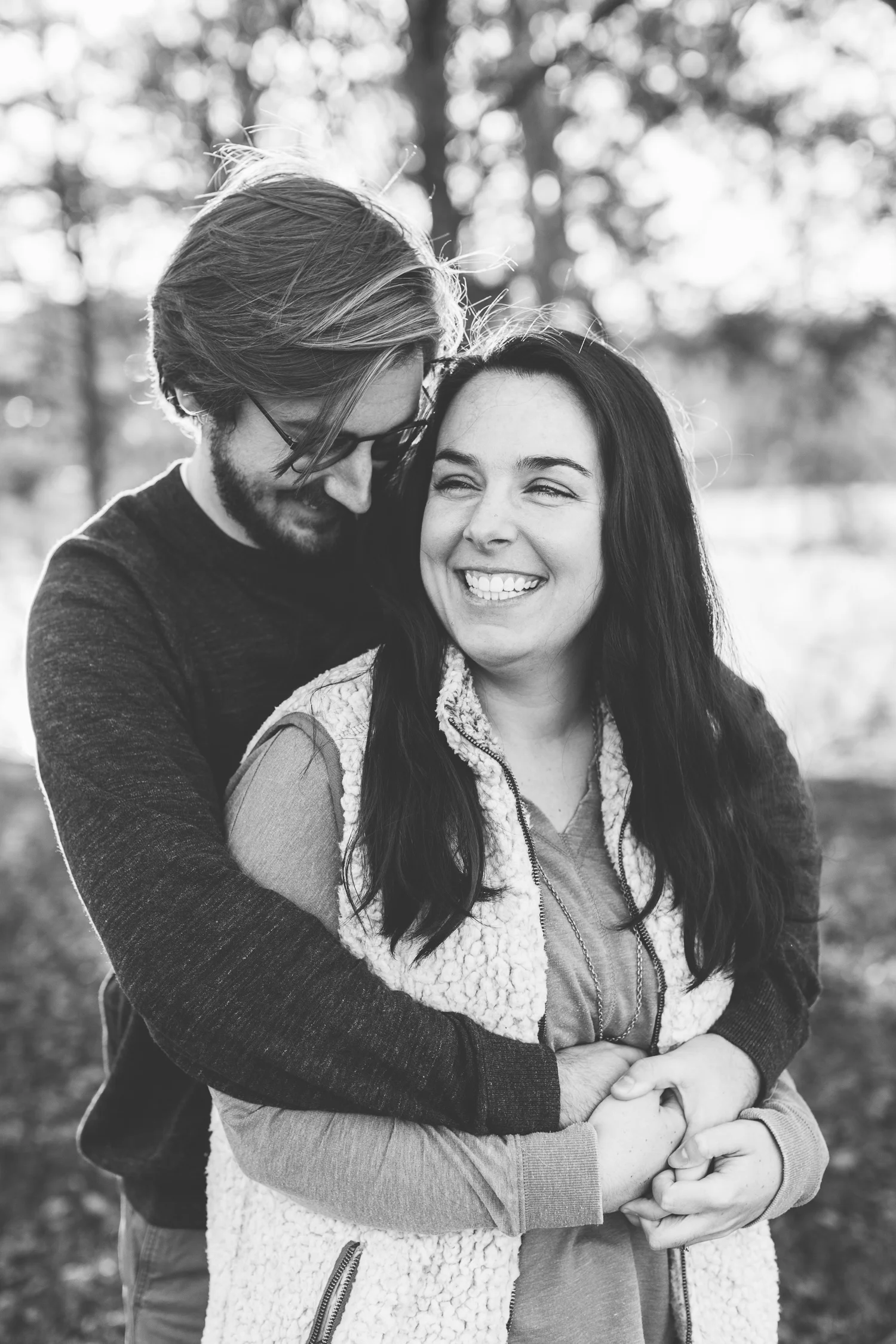 Knoxville Winter Engagement Session on the River // Suzy Collins Photography