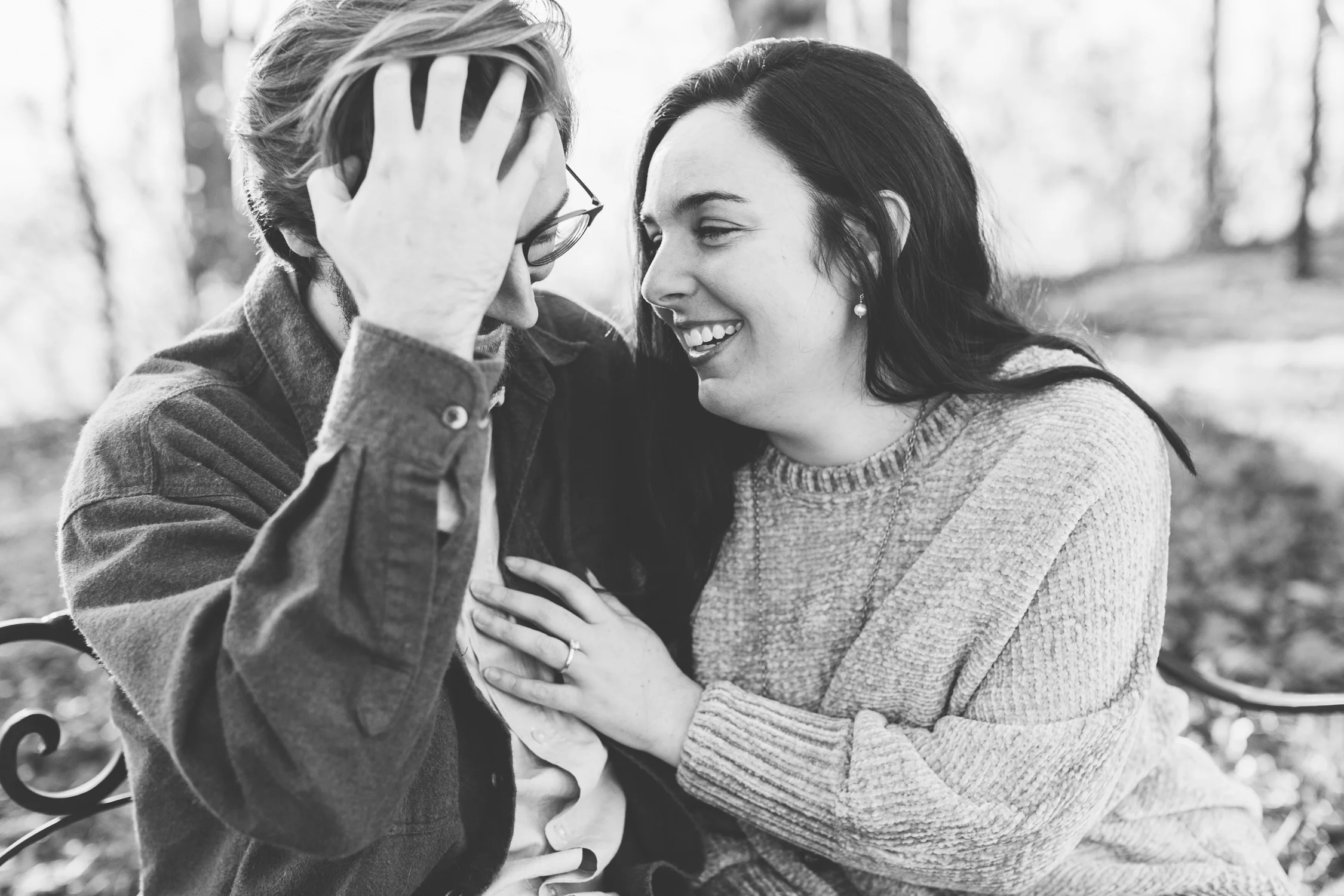 Knoxville Winter Engagement Session on the River // Suzy Collins Photography
