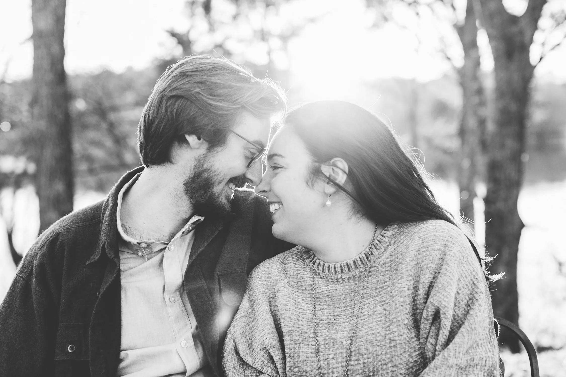 Knoxville Winter Engagement Session on the River // Suzy Collins Photography