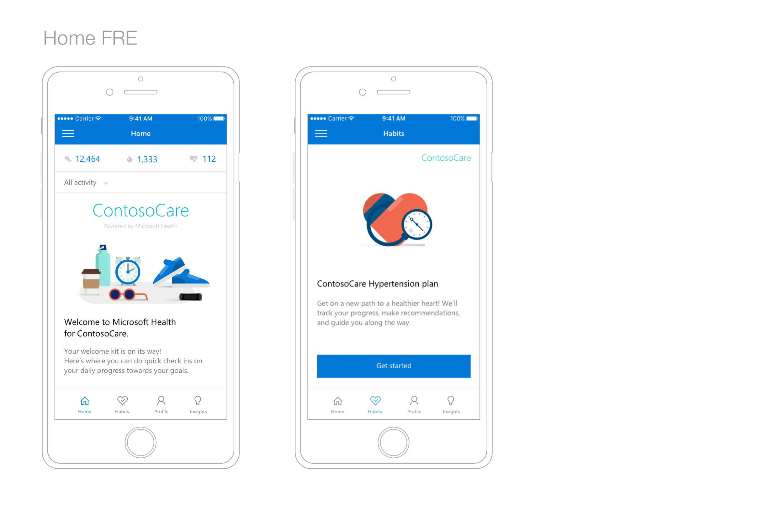  Once enrollment is complete, users are greeted by a home screen experience which serves updates on daily activity and insights on improving health.&nbsp; 