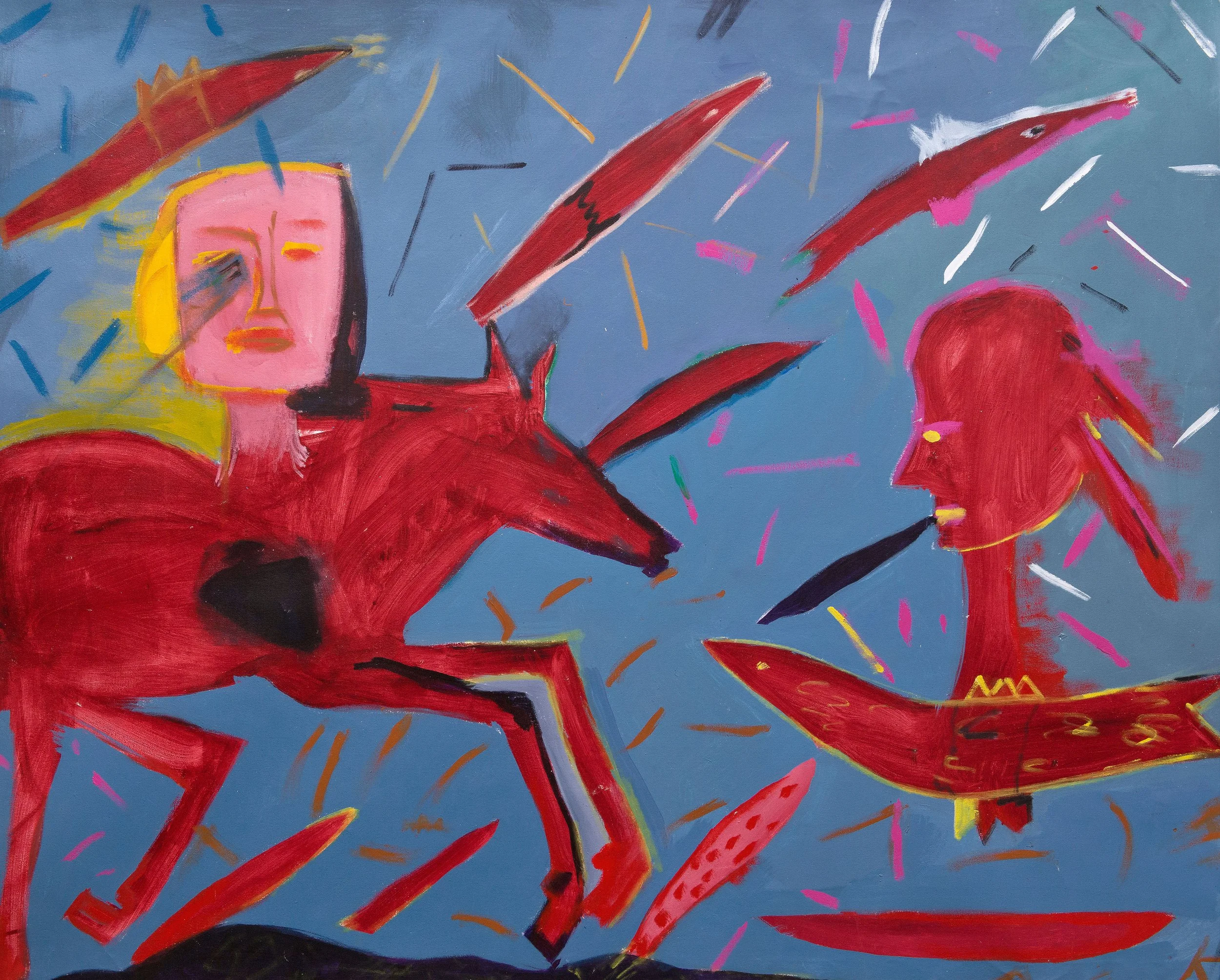Femmes totem - 2000 - 67.5 x 84 in - Acrylic on canvas.jpg