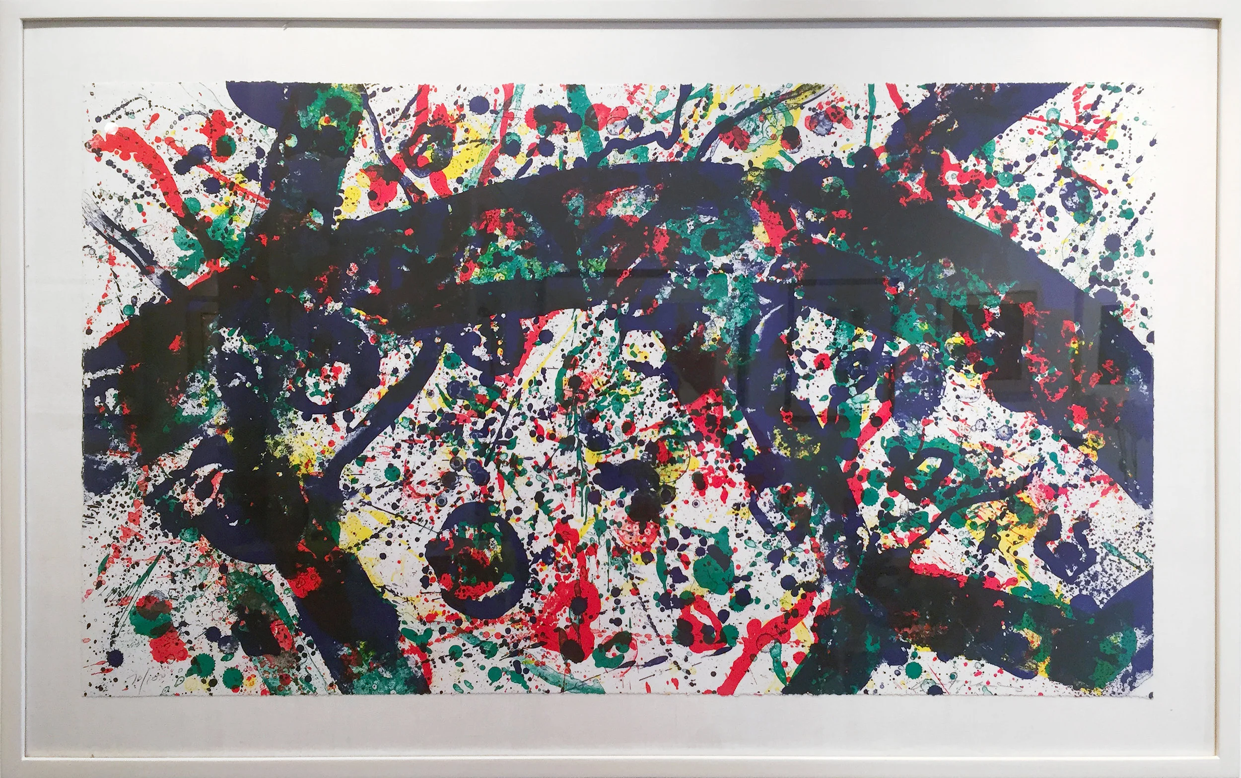 Sam Francis- Untitled- Color lithograph- 1974 - 22.25 x 39 in.- ed. 70 of 100.jpg