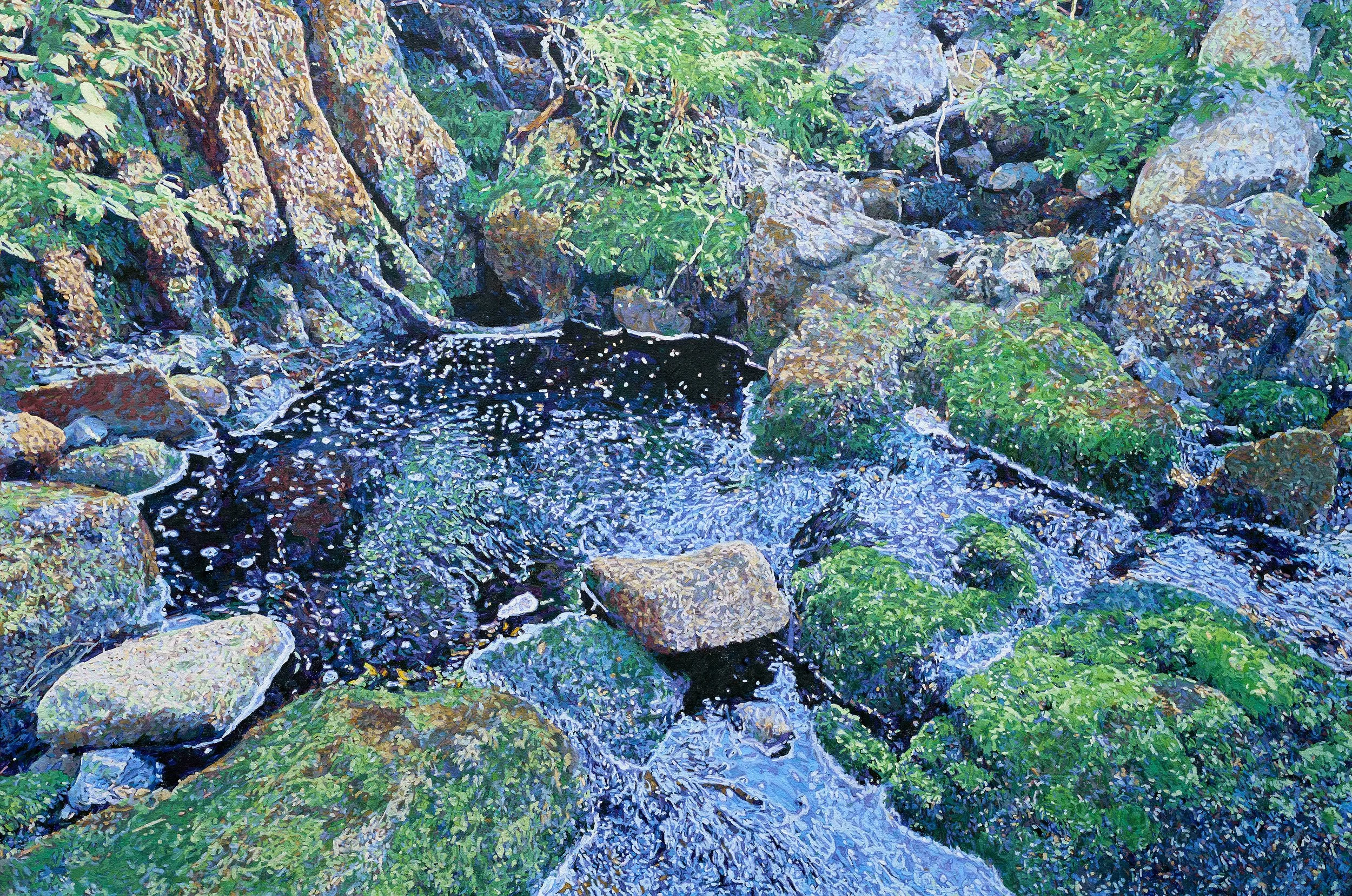 Fowler - Rock Pool, the journey - 2021 - 69 x 46 in. - Oil on canvas.JPG