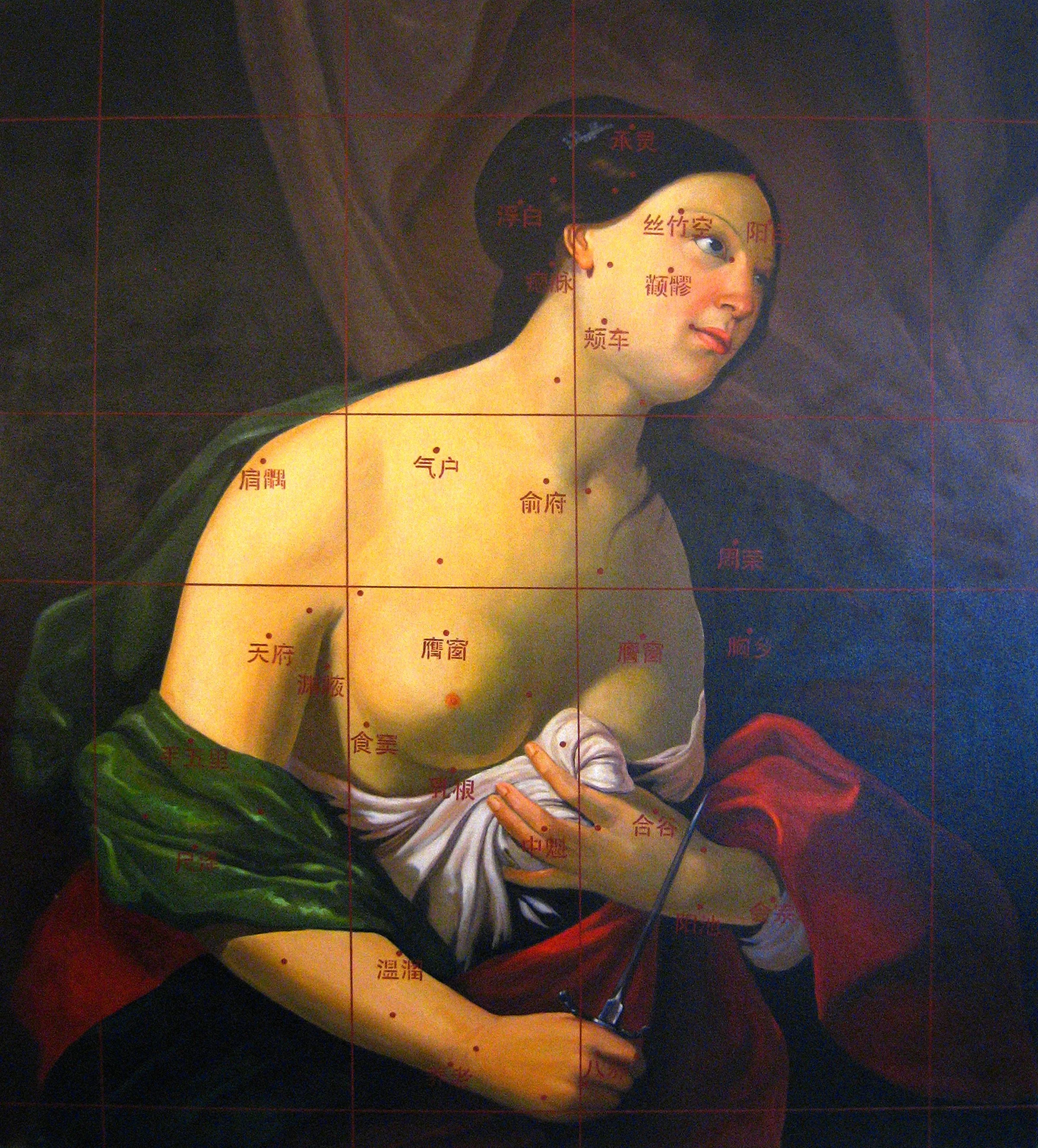 Lucrezia, 2007, 54 x 60 in, oil on canvas