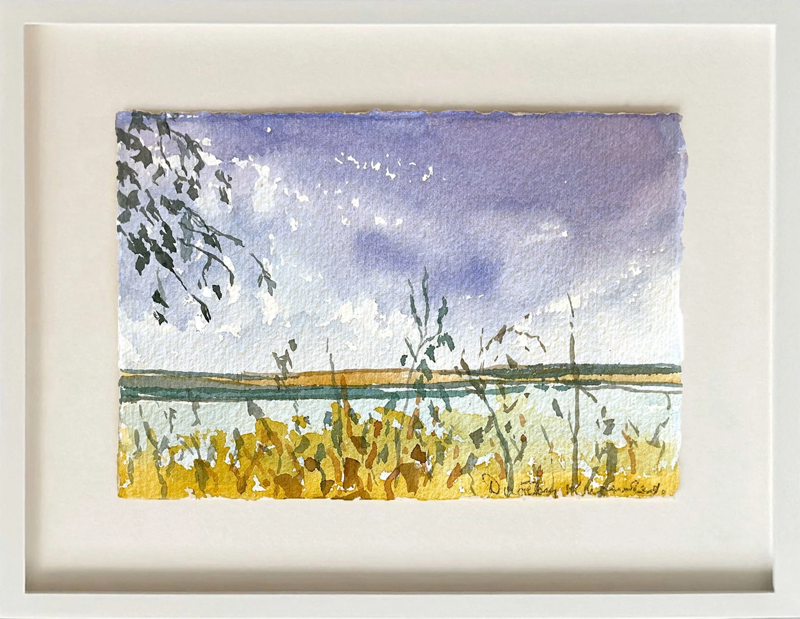 Knowles, Reeds WC-6-15, 2015, 3.75 x 5in.(framed).jpeg