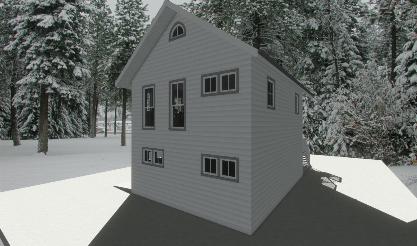 Exterior: Side / Back