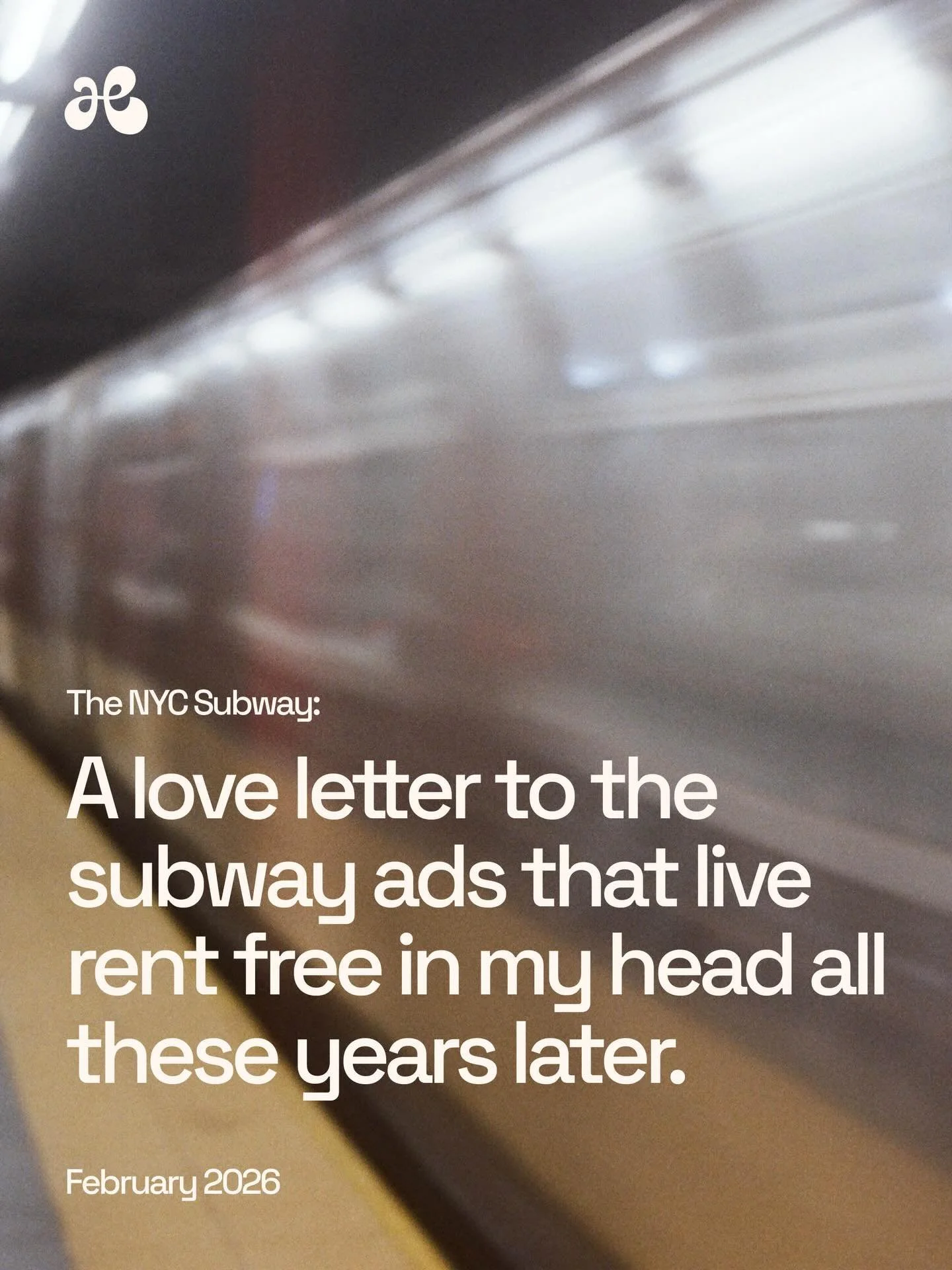 Long live nyc subway ads ❤️❤️❤️