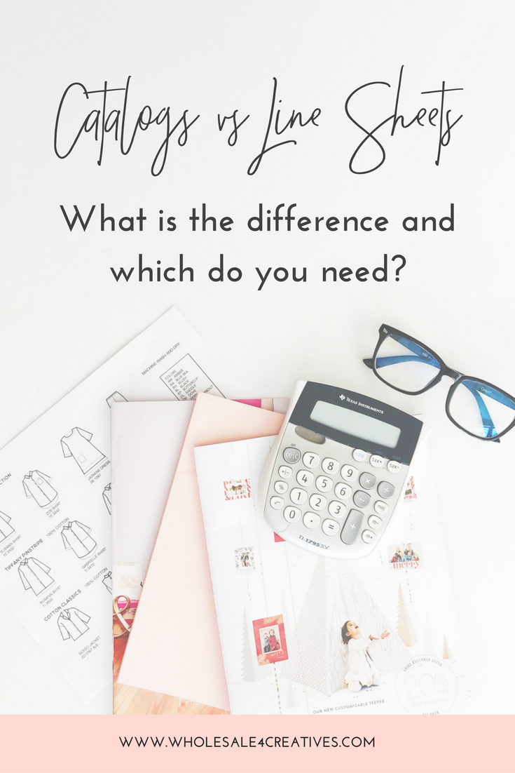 Catalogs vs Line sheets: What is the difference and which do you need?
