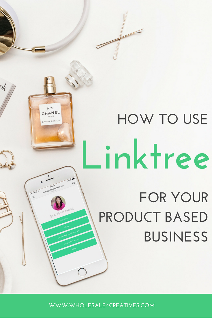how to use linktree for your product based business
