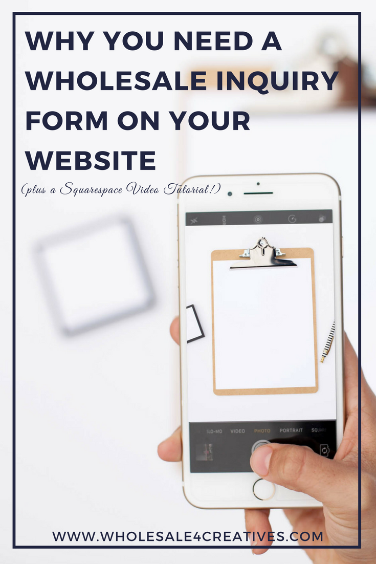 WHY YOU NEED A WHOLESALE INQUIRY FORM ON YOUR WEBSITE