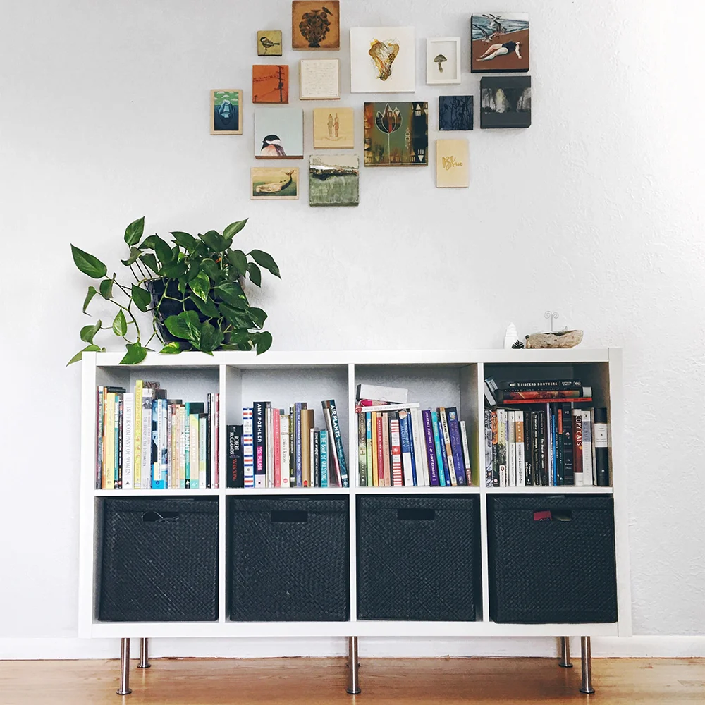 Artists featured in the Quinn's collection include Erin Murray, Abigail Halpin, Ben Schlitter, Lisa Silvestre, Flora Bowley, Lynzee Lynx, and Robin Luciano Beaty