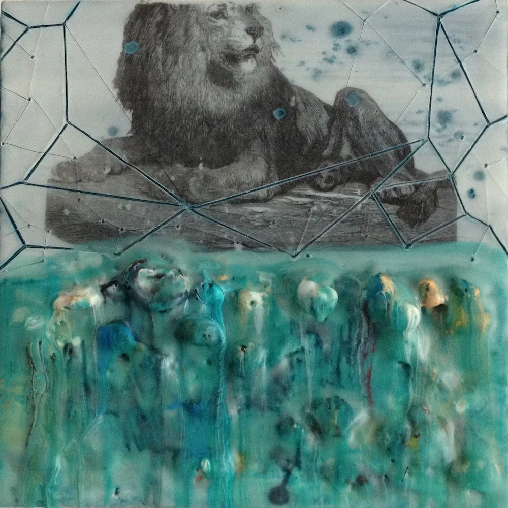 Brave & Fluid, 10x10"