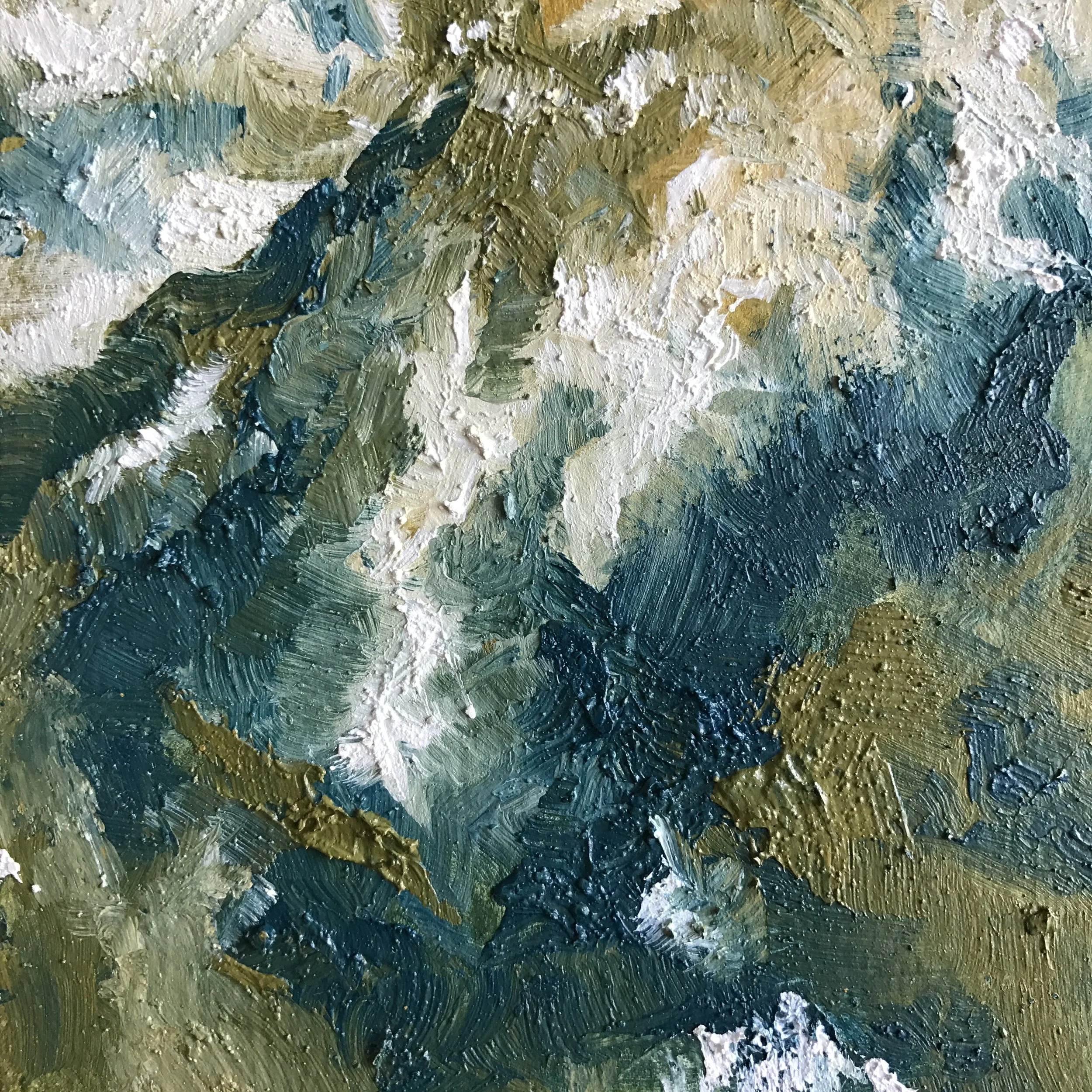 Study of Jammu/Kashmir, 4x4"