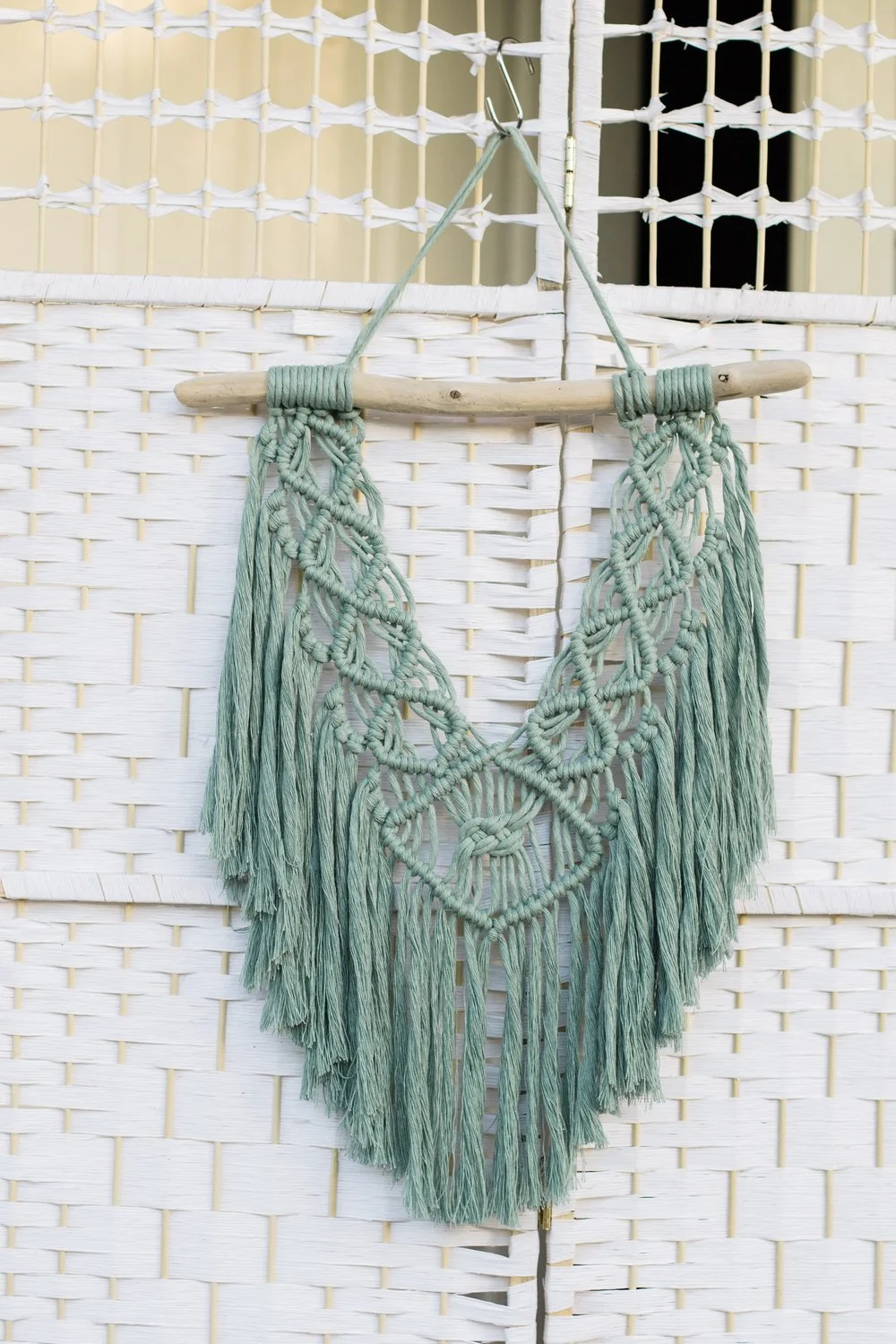 The Olive Branch: Medium Wall Hanging Macrame