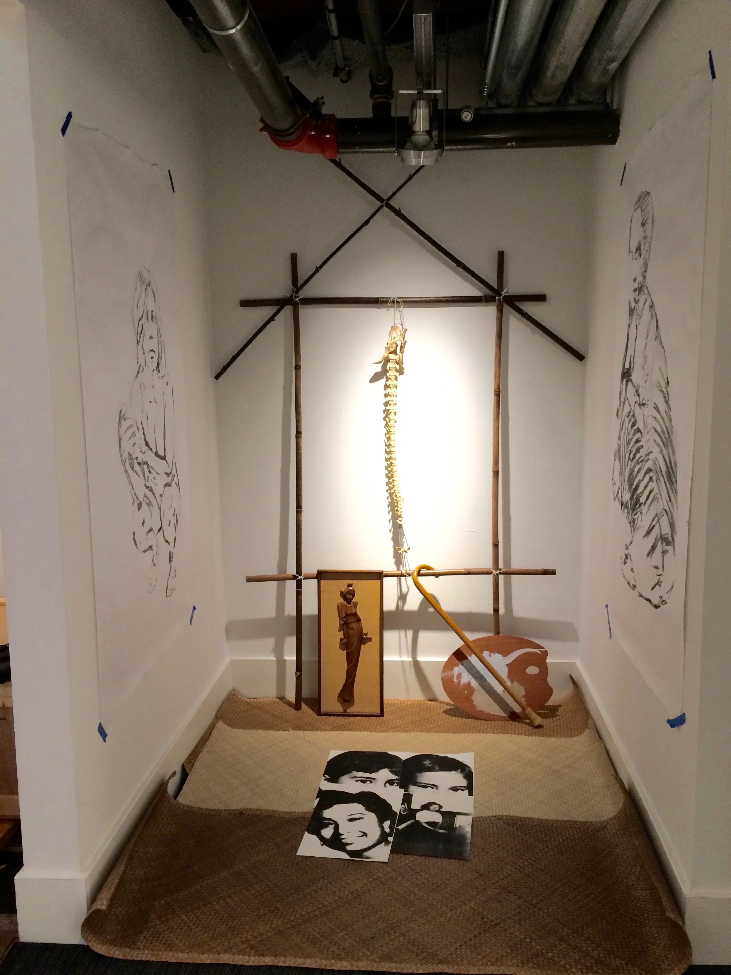Installation South wall view 2015