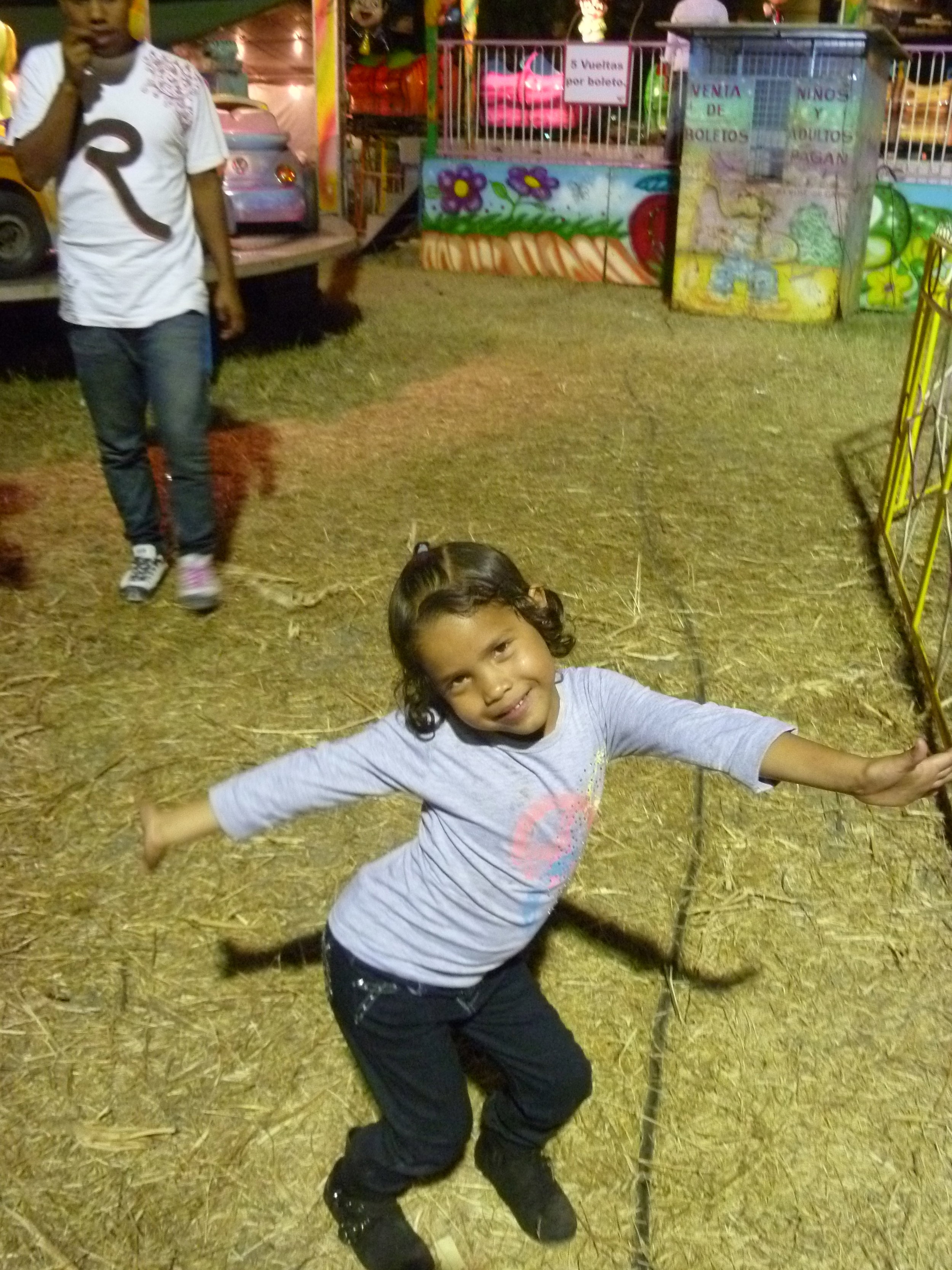 Enjoying the carnival on New Year’s