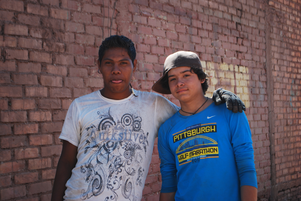 Dennis is pictured right.
