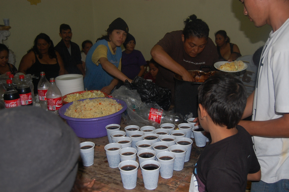 Our Christmas Day 2011 celebration with both residents and friends from the stree