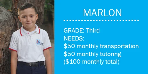 Click here to make a contribution toward Marlon’s monthly needs. Or email mail@bchonduras.org.