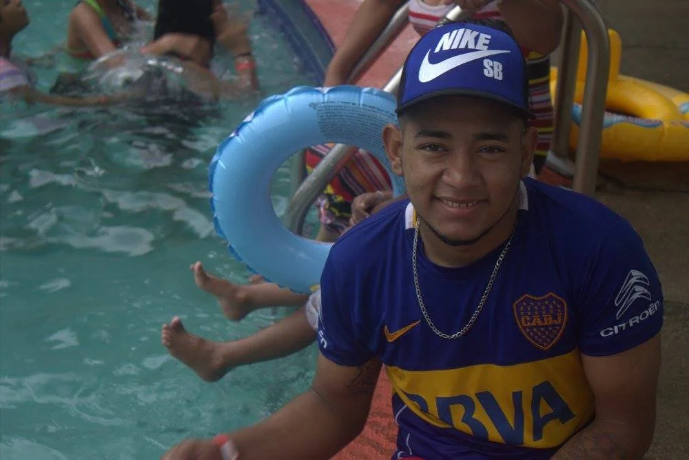 Antonio at Beach Christmas 2017.