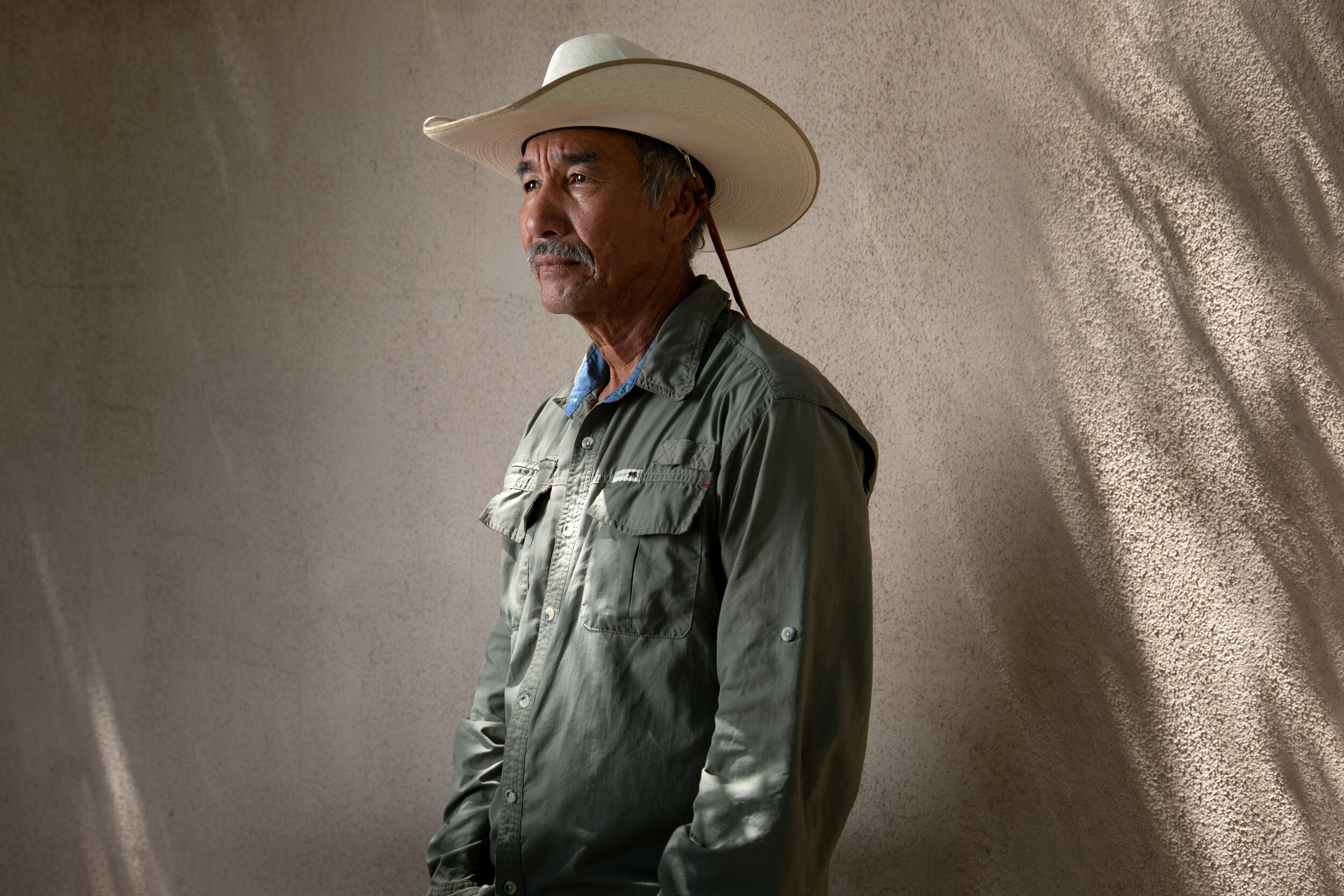  Pedro Ramos poses for a portrait at Kachina Park in Phoenix, Arizona on July 14, 2020. (Photo by Courtney Pedroza for the Washington Post) 
