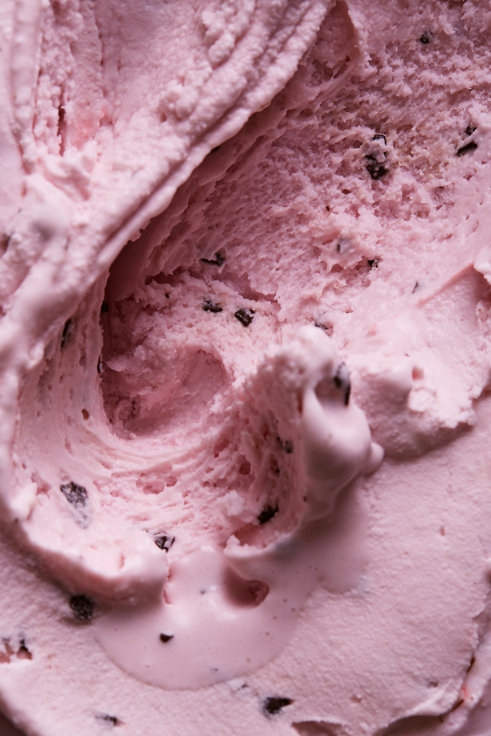 Peppermint chocolate chunk  ice cream swirl.