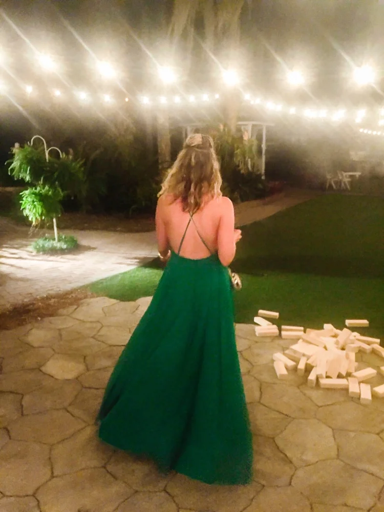 Backless, comfy maxi? Yes, please!&nbsp;