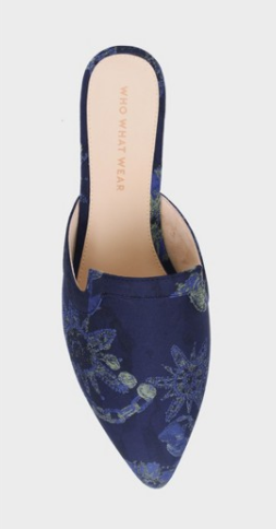 Honor Brocade Flat Mules 