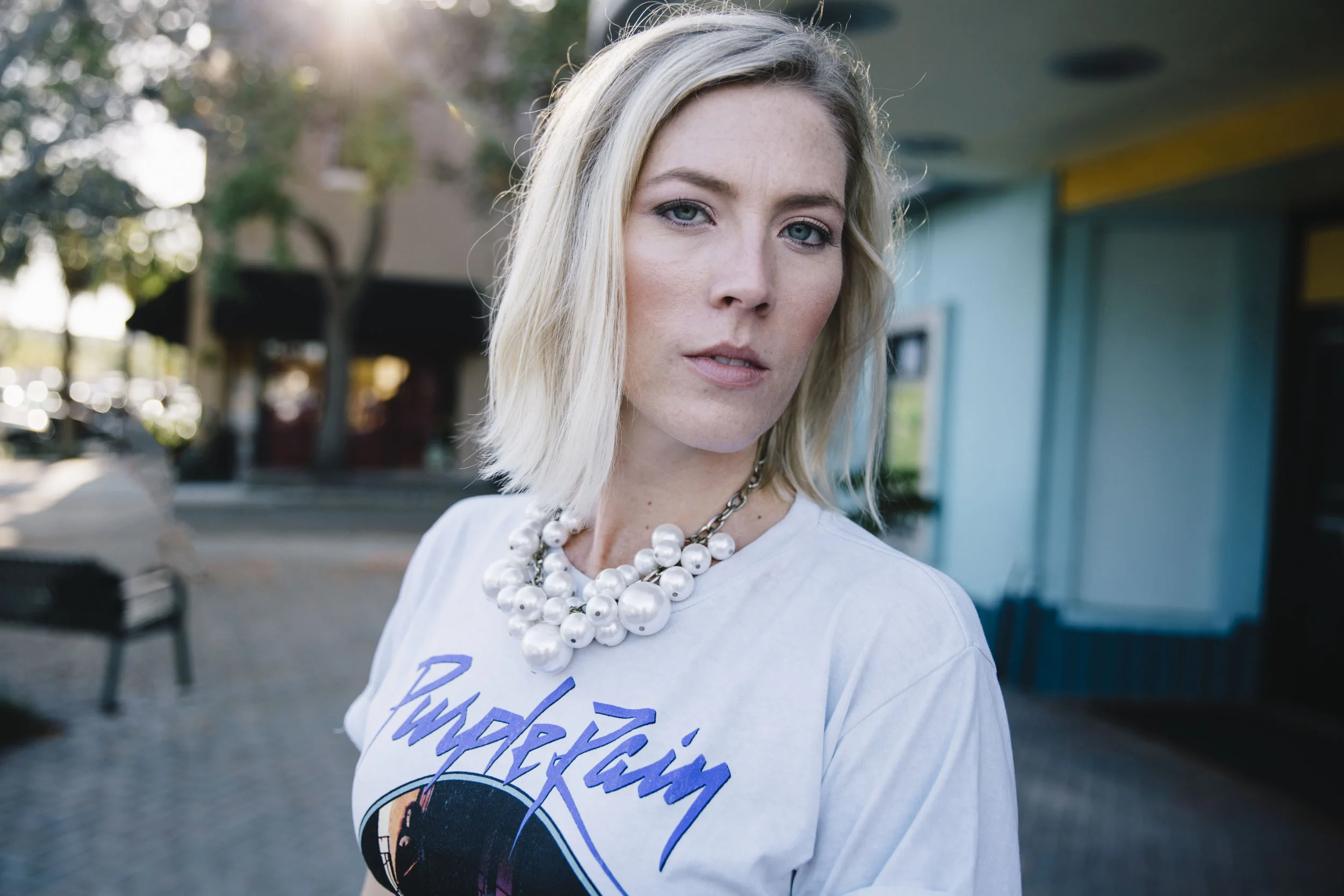 Graphic Tee and Floral Midi Skirt by fashion blogger Stephanie Mack of The Borrowed Babes fashion blog in Jacksonville, FL