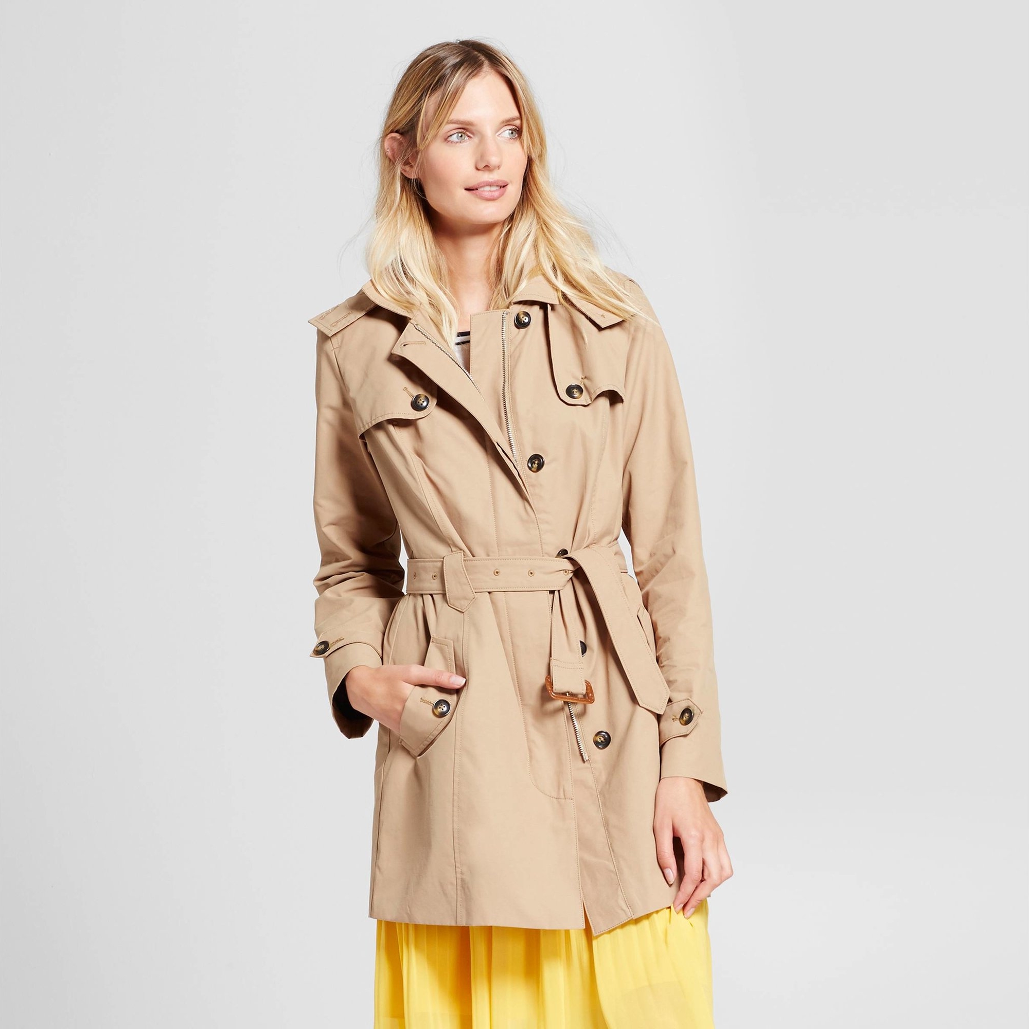 A New Day Hooded Trench Coat by Target