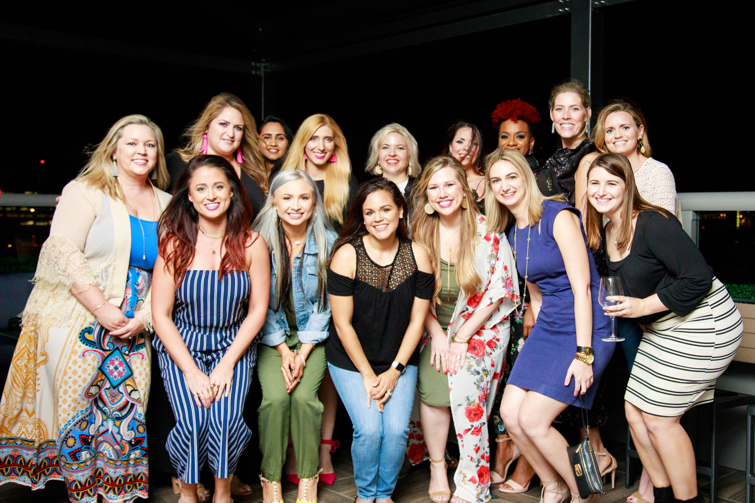 The Borrowed Babes Fashion Blog and Style Collective Rosé on the Roof Blogger Meet Up at River & Post