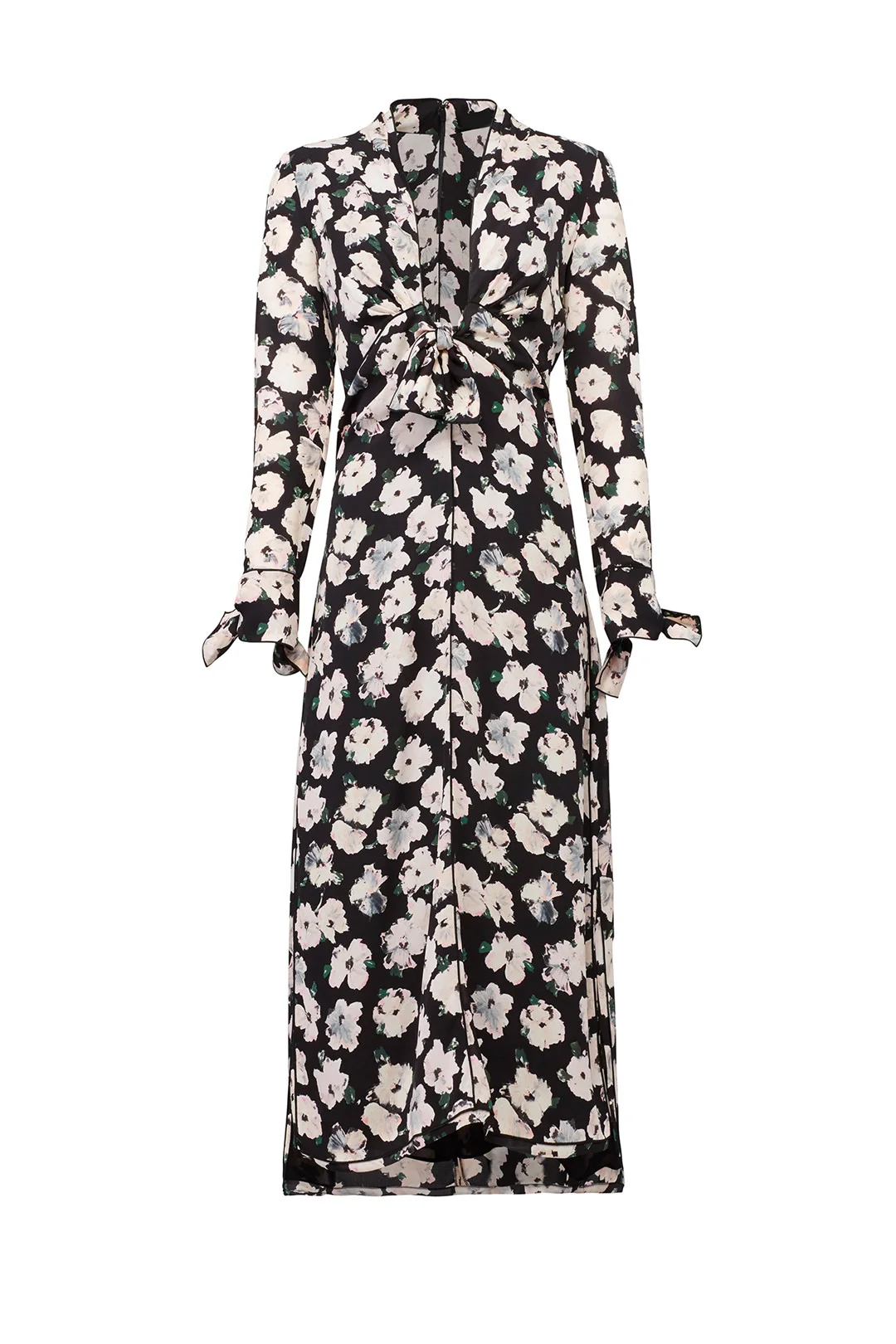 Proenza Schouler Pansy Long Sleeve Dress from Rent the Runway | Top US fashion blog, The Borrowed Babes features the Best Spring Floral Dresses