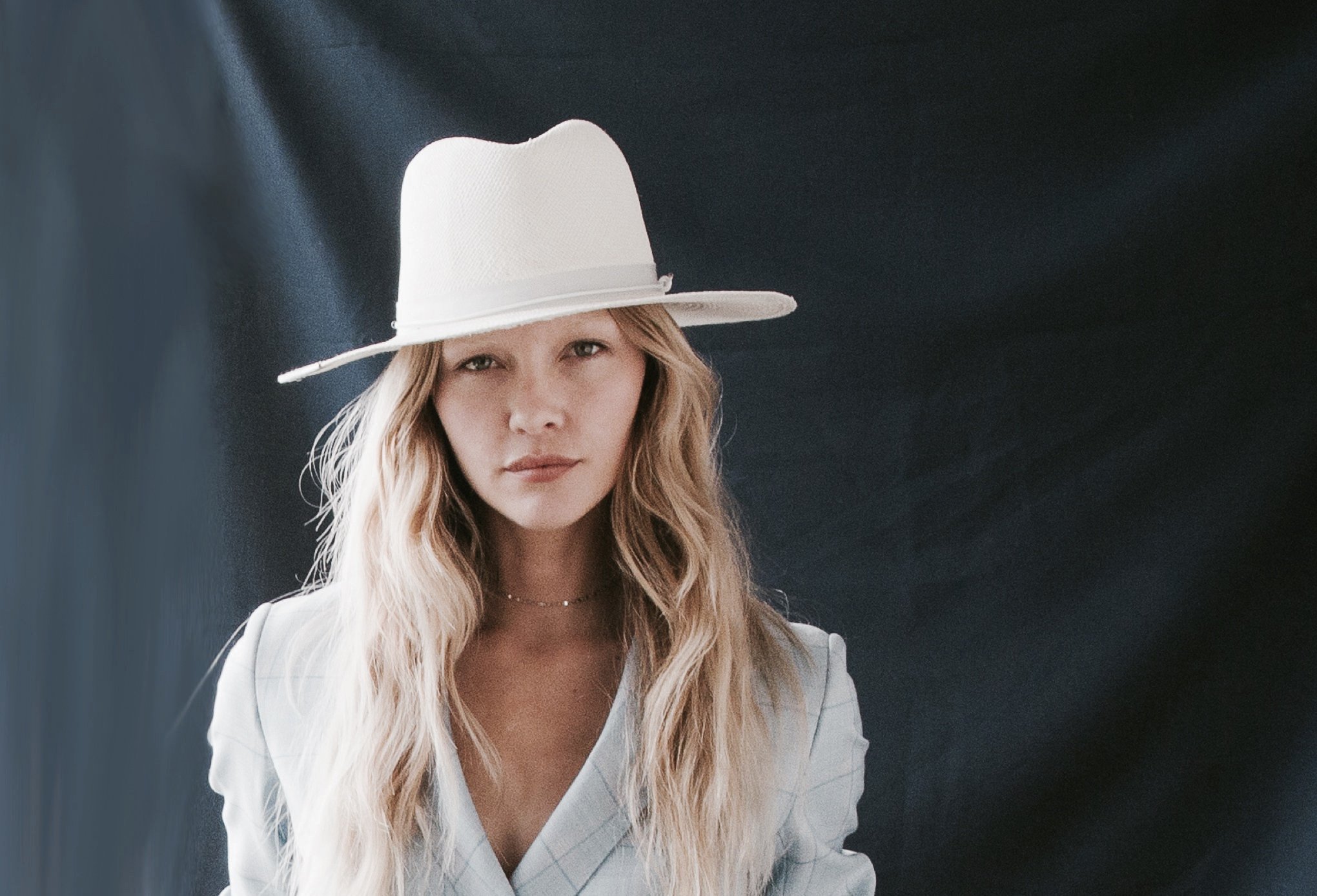 Bianca Bleach White Panama Hat 