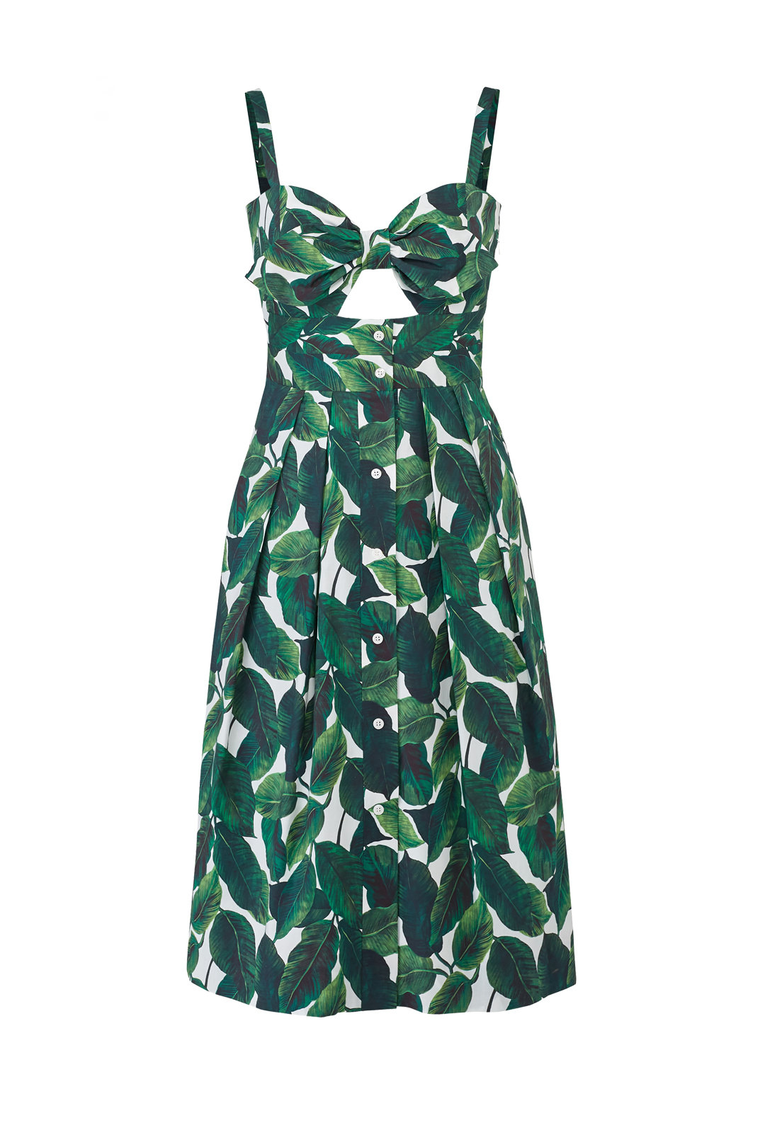 Milly Jordan Banana Leaf Dress Milly Banana Leaf Dress from Rent the Runway featured by top US fashion blog, The Borrowed Babes - Banana Leaf Trend