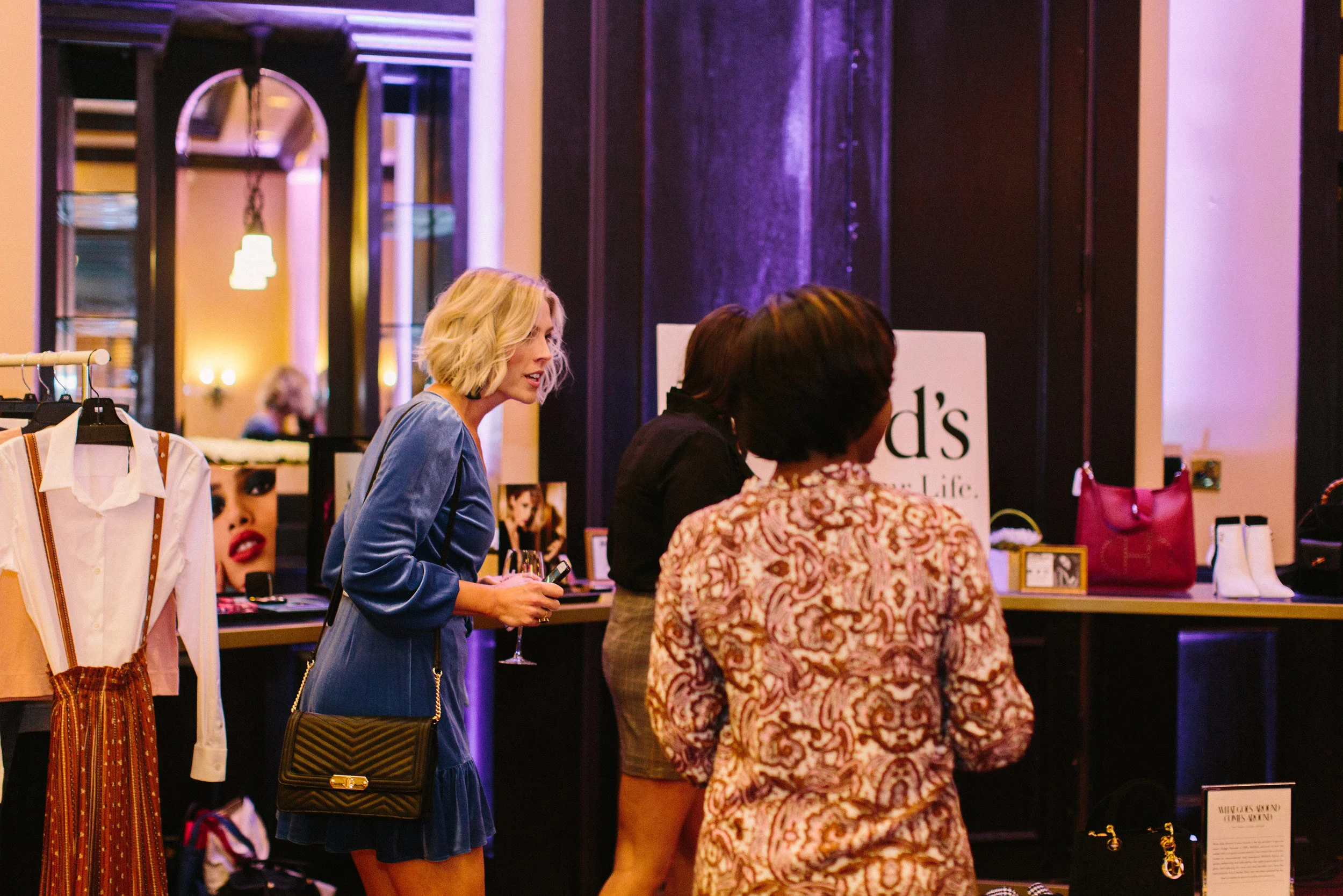 Stephanie Mack of The Borrowed Babes Fashion Blog at The St. Johns Town Center Influencer Dinner 2018
