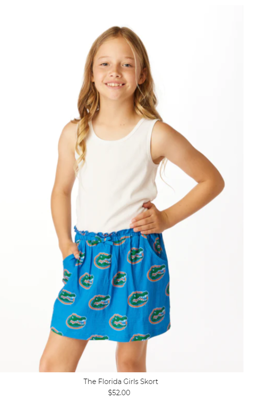 Stewart Simmons Gator Girls Skort